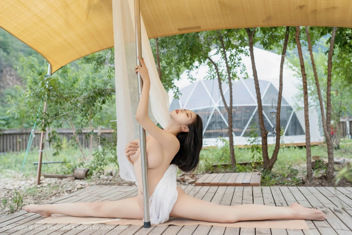 秀人集.com_[XINGYAN星颜社]VOL.298_模特清妙户外性感白色轻透薄纱透视秀诱人胴体火辣诱惑写真80P