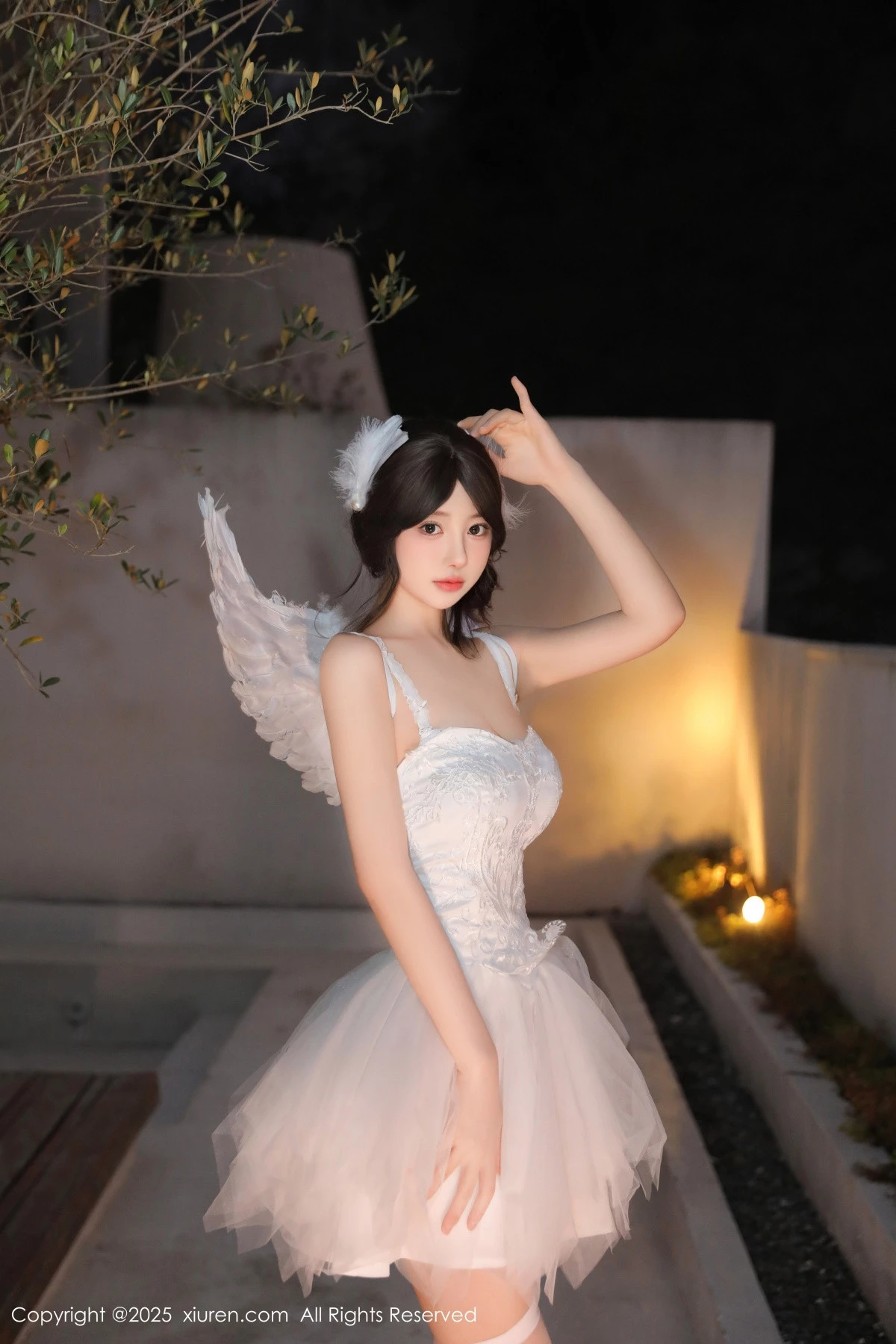 秀人集.com_[XiuRen秀人网]No.9742_模特桃妖夭天使装扮露性感白色内衣配白丝袜秀曼妙身材诱惑写真82P