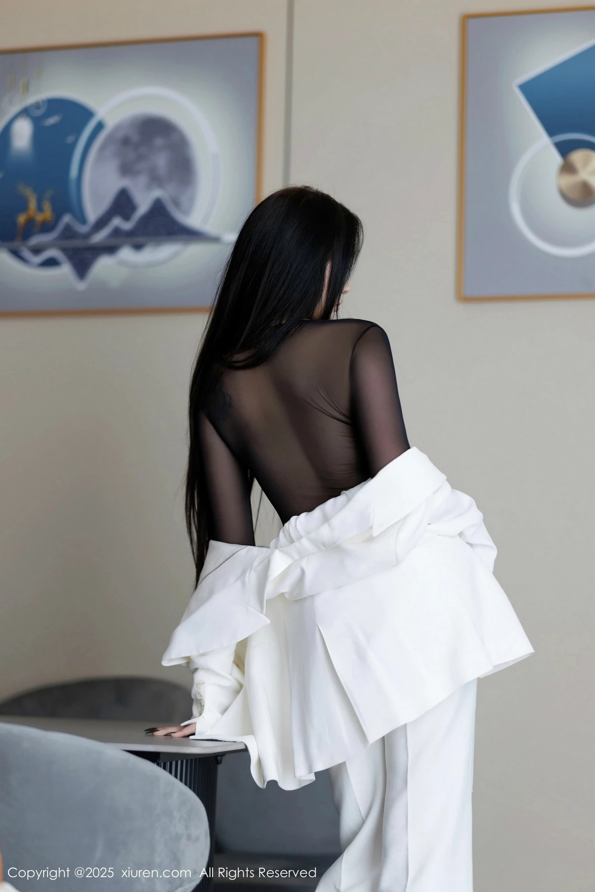 秀人集.com_[XiuRen秀人网]No.9755_模特娜比性感黑色情趣内衣配黑丝吊袜秀凹凸身材完美诱惑写真91P