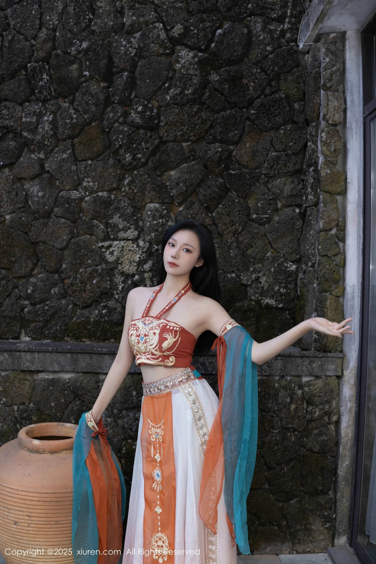 秀人集.com_[XiuRen秀人网]No.9757_模特安然anran性感古风薄纱服饰配超薄肉丝秀丰满身材诱惑写真81P