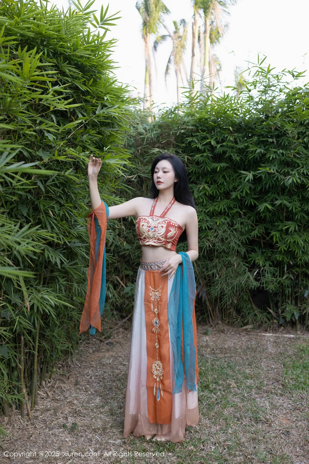 秀人集.com_[XiuRen秀人网]No.9757_模特安然anran性感古风薄纱服饰配超薄肉丝秀丰满身材诱惑写真81P