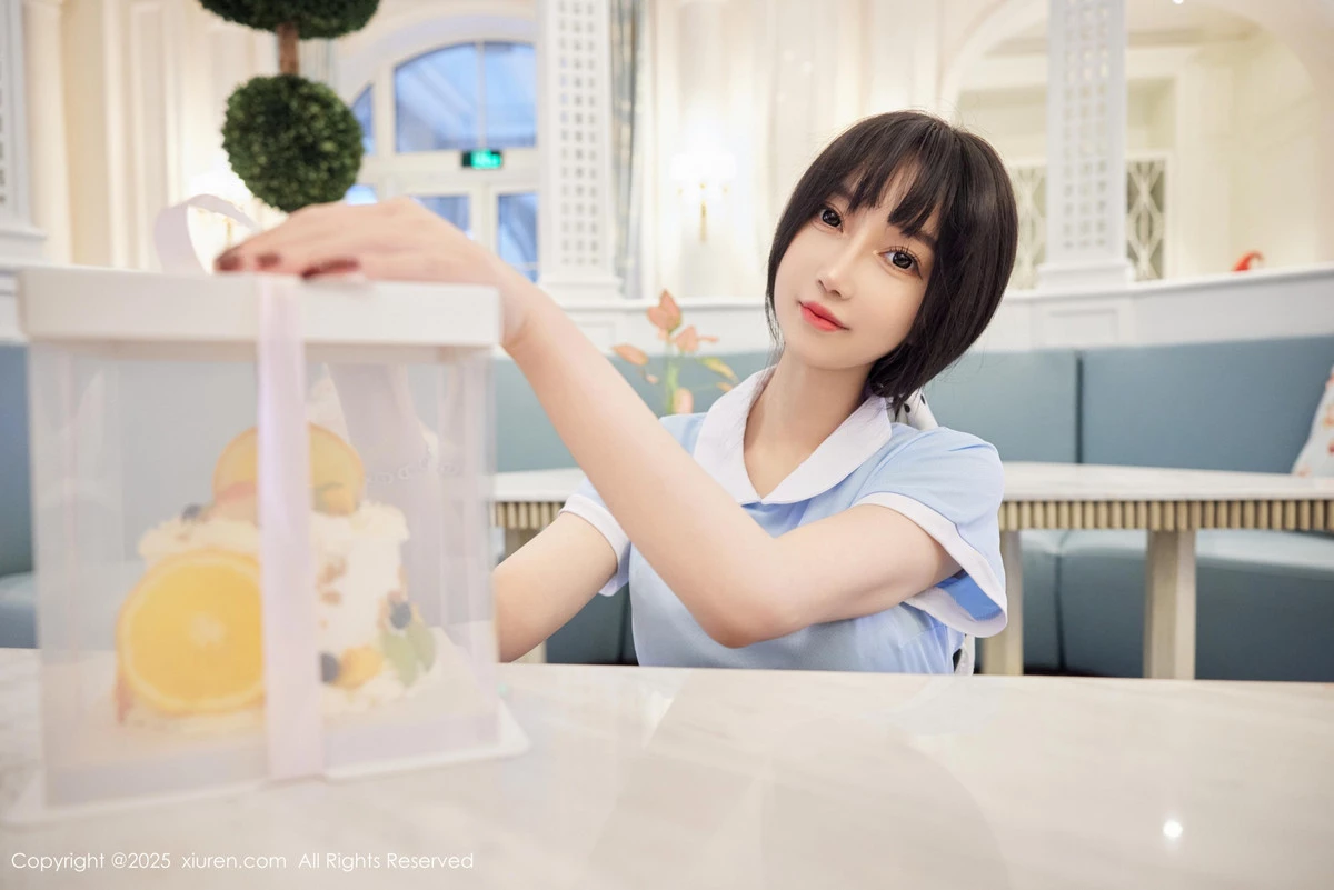 秀人集.com_[XiuRen秀人网]No.9864_模特玥儿玥er性感蓝色连衣短裙配超薄肉丝秀曼妙身材诱惑写真82P