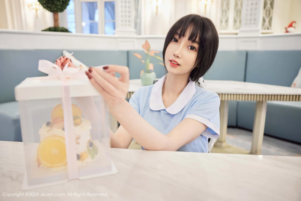 秀人集.com_[XiuRen秀人网]No.9864_模特玥儿玥er性感蓝色连衣短裙配超薄肉丝秀曼妙身材诱惑写真82P