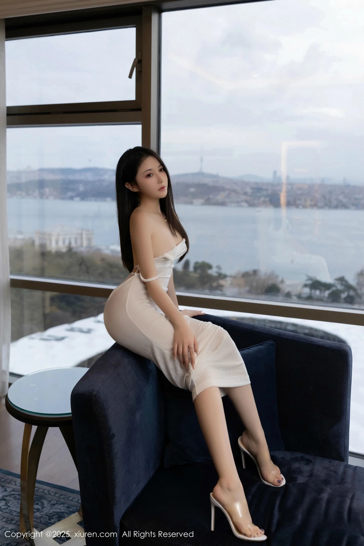 秀人集.com_[XiuRen秀人网]No.9780_模特鱼子酱Fish私房性感白色透视连衣长裙秀惹火身材诱惑写真80P