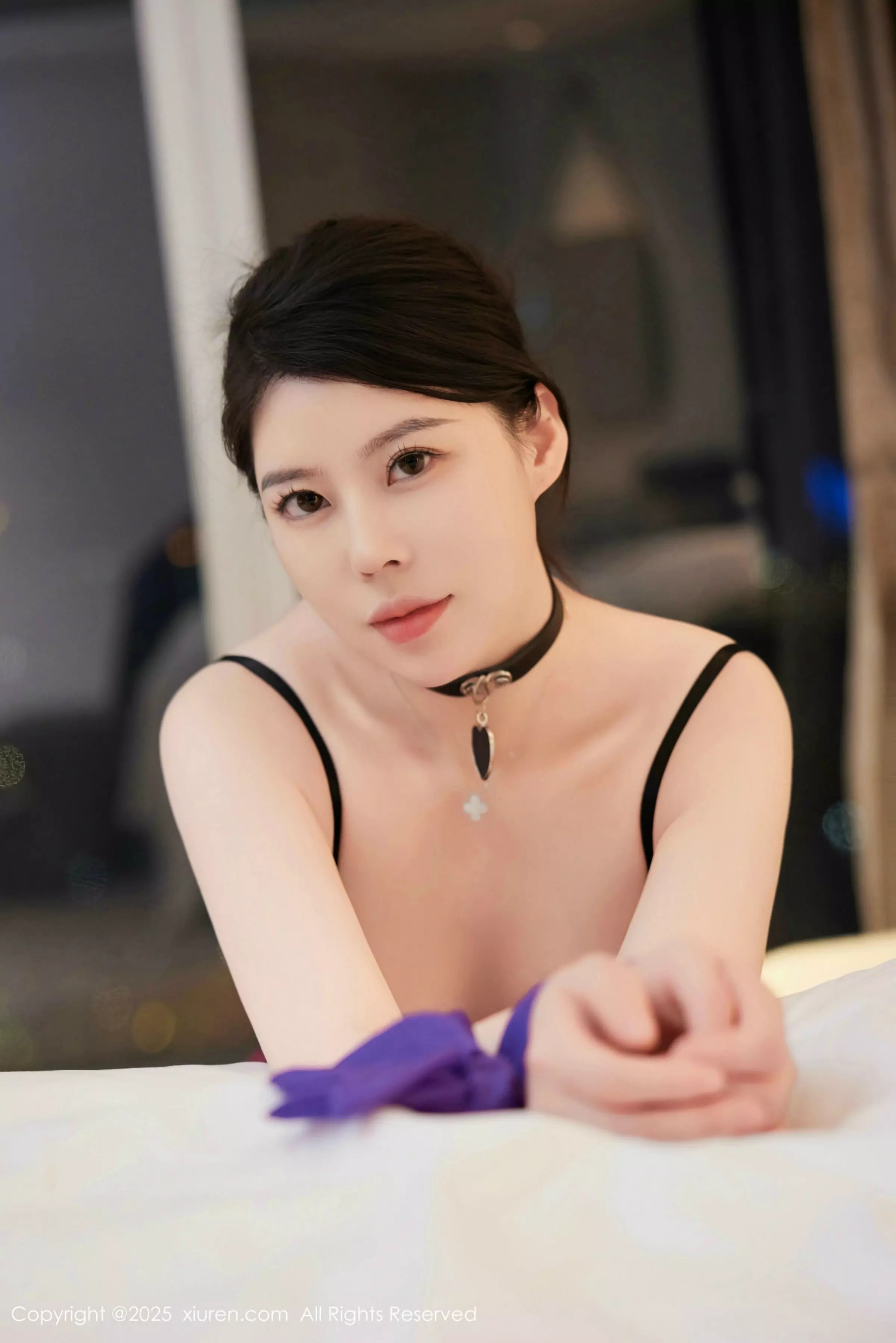 秀人集.com_[XiuRen秀人网]No.10001_模特白茹雪abby性感紫色情趣内衣配黑丝吊袜秀丰腴身材诱惑写真62P