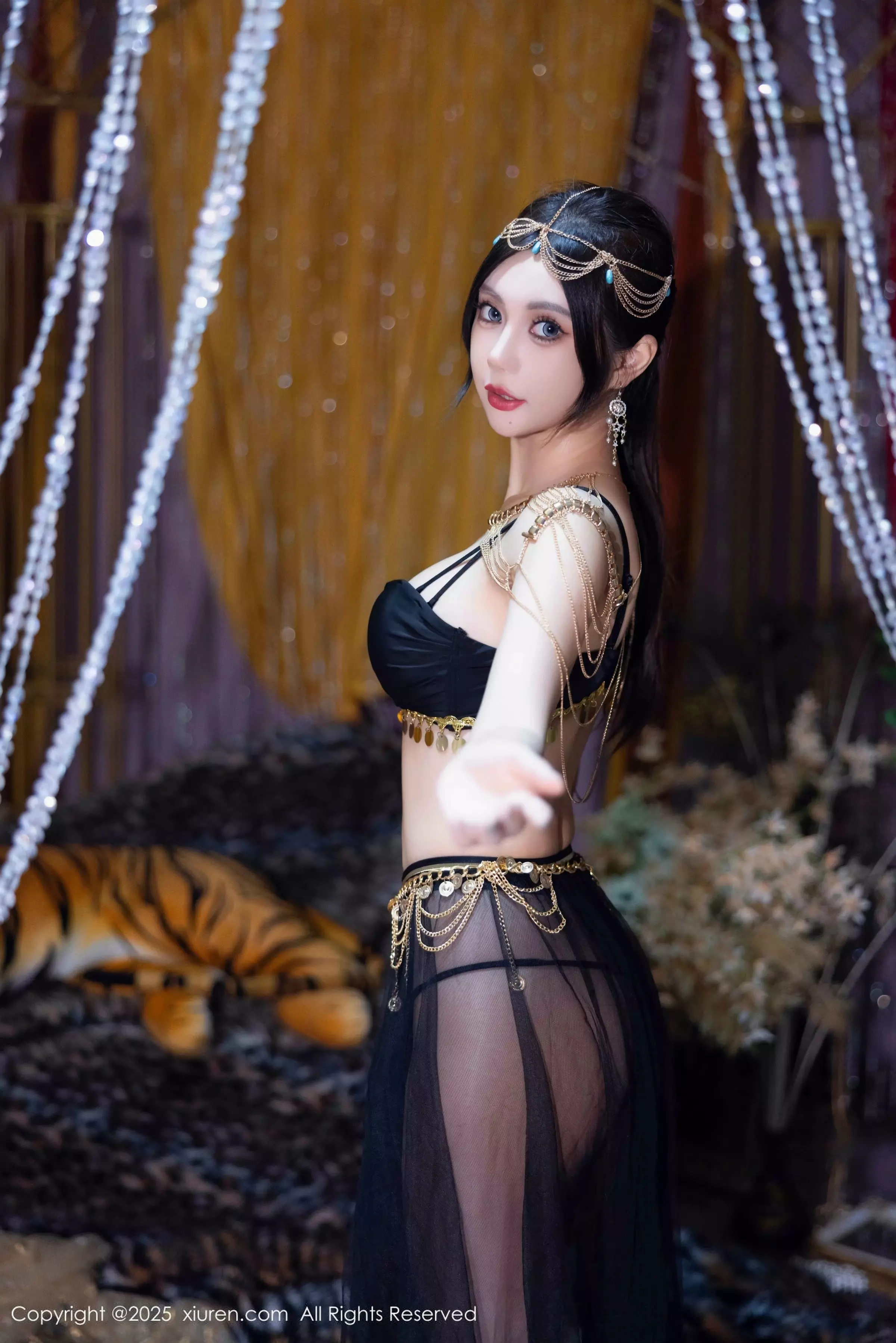 秀人集.com_[XiuRen秀人网]No.10018_女神绮里嘉ula性感黑色轻透长裙露黑色内衣秀曼妙身姿诱惑写真79P