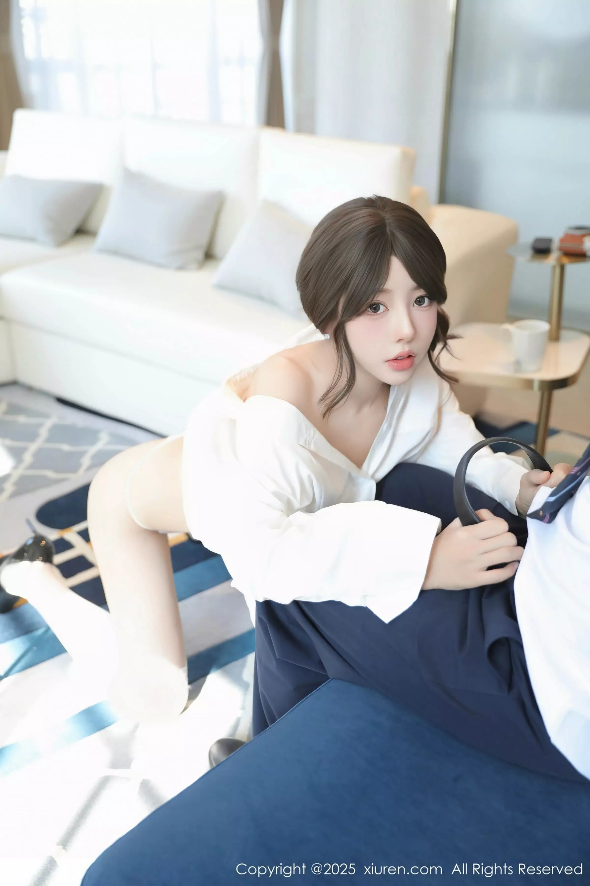 秀人集.com_[XiuRen秀人网]No.10036_模特桃妖夭性感白T露白色内衣配白色丝袜秀曼妙身姿诱惑写真86P