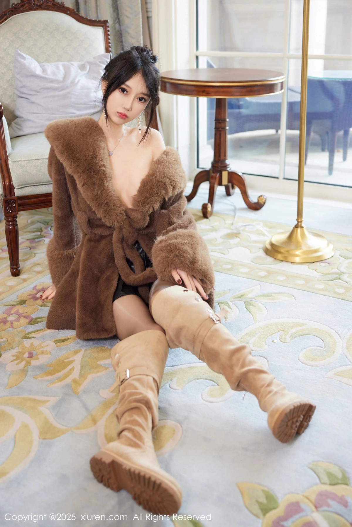 秀人集.com_[XiuRen秀人网]No.9919_模特玥儿玥er性感咖啡色毛衣配超薄无内黑丝秀惹火身材诱惑写真91P