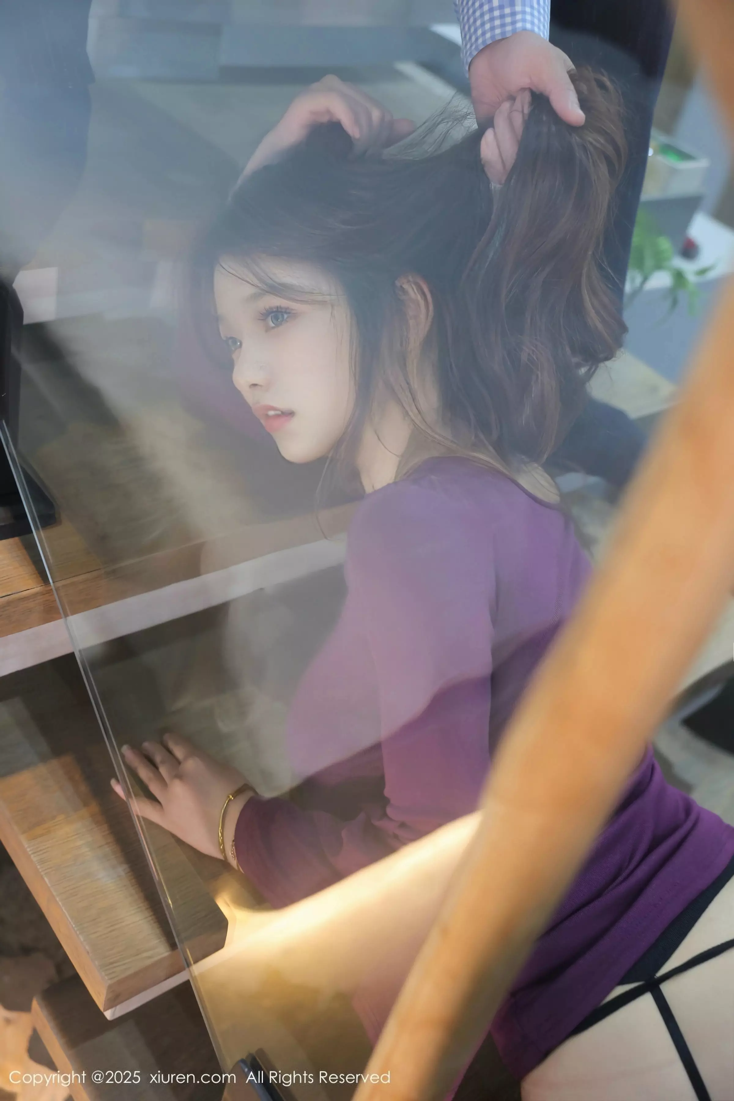 秀人集.com_[XiuRen秀人网]No.10044_模特张庭蓉私房性感蓝色蕾丝内衣配黑丝吊袜秀丰腴身姿诱惑写真90P