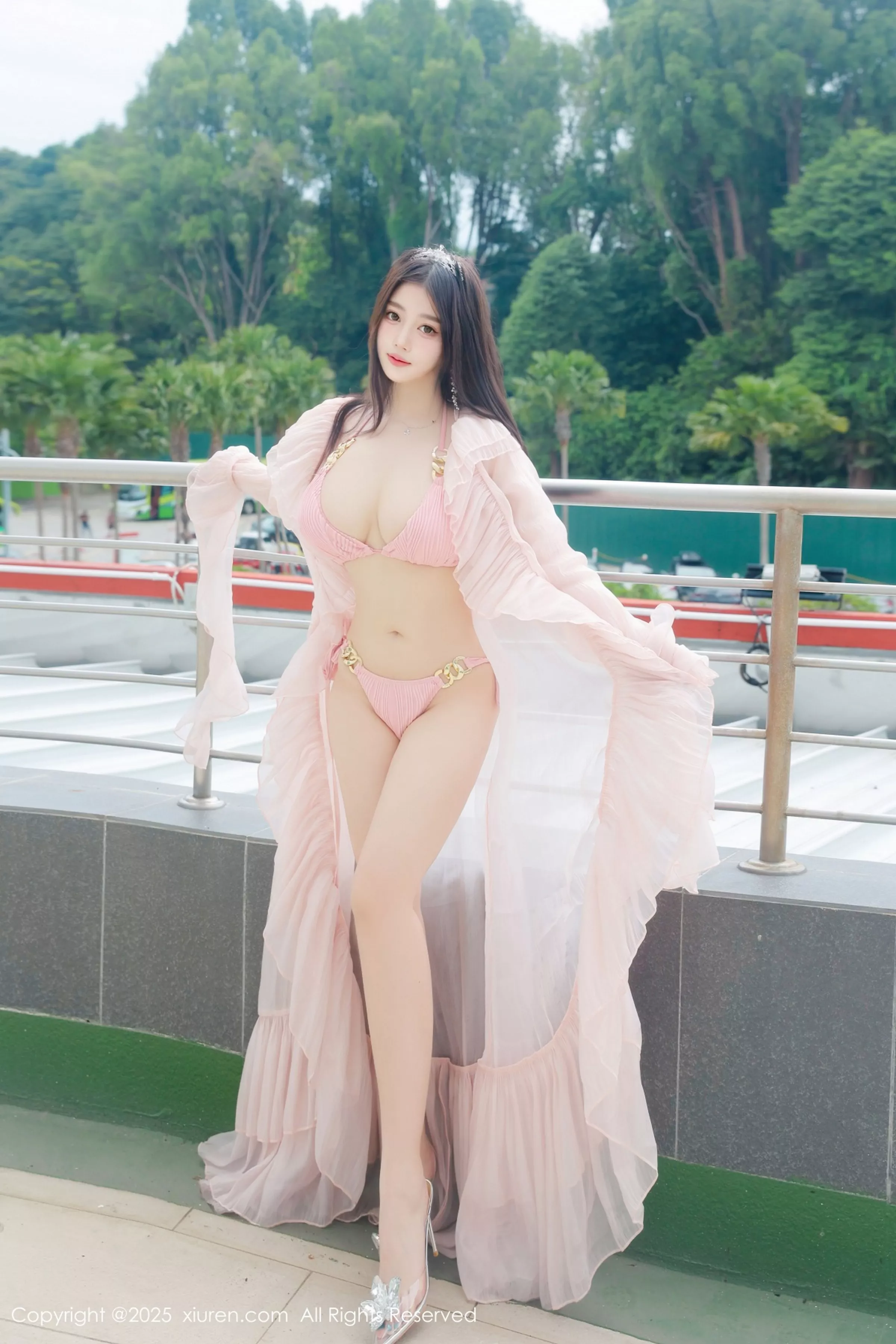 秀人集.com_[XiuRen秀人网]No.10160_模特蛋蛋宝性感粉色薄纱服饰露粉色比基尼秀丰腴身材诱惑写真66P