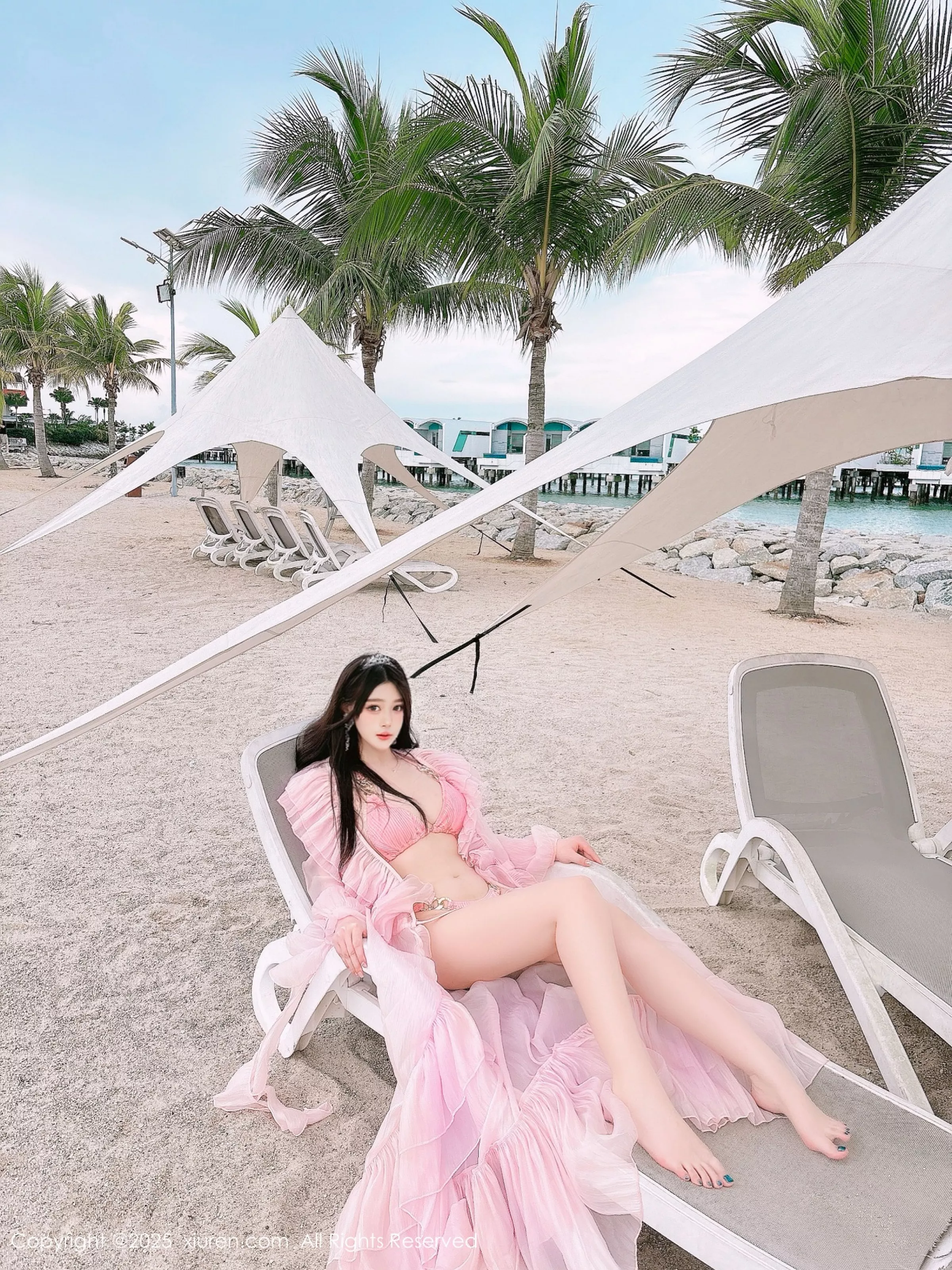 秀人集.com_[XiuRen秀人网]No.10160_模特蛋蛋宝性感粉色薄纱服饰露粉色比基尼秀丰腴身材诱惑写真66P