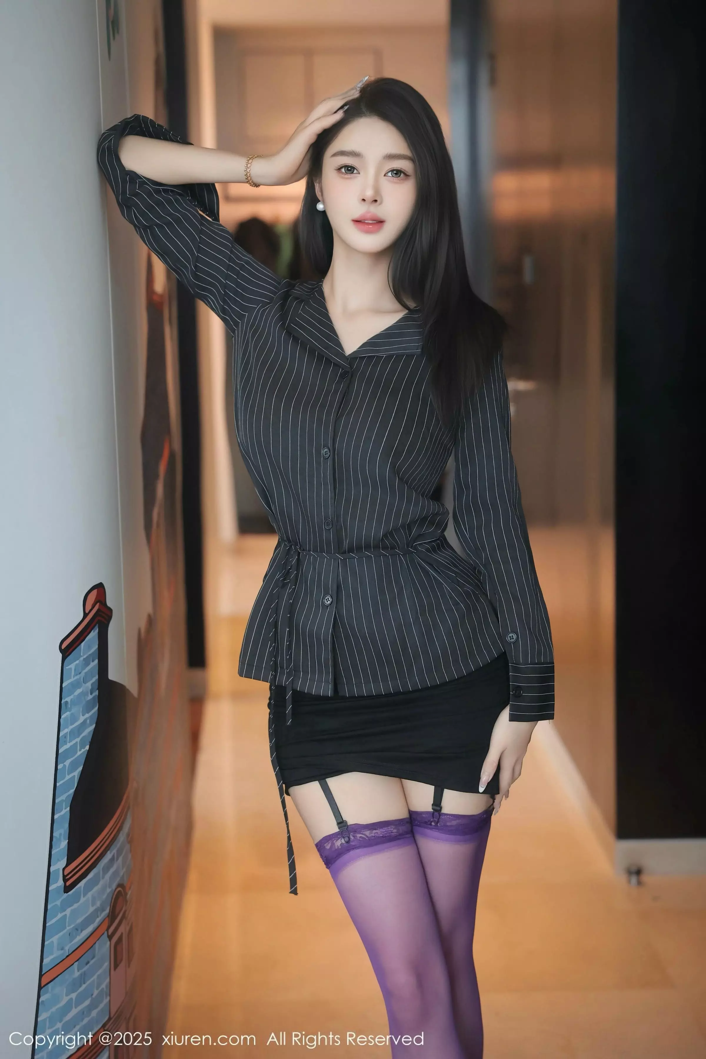 秀人集.com_[XiuRen秀人网]No.10053_模特Candy糖糖性感紫色情趣服饰配紫丝吊袜秀丰腴身材诱惑写真84P