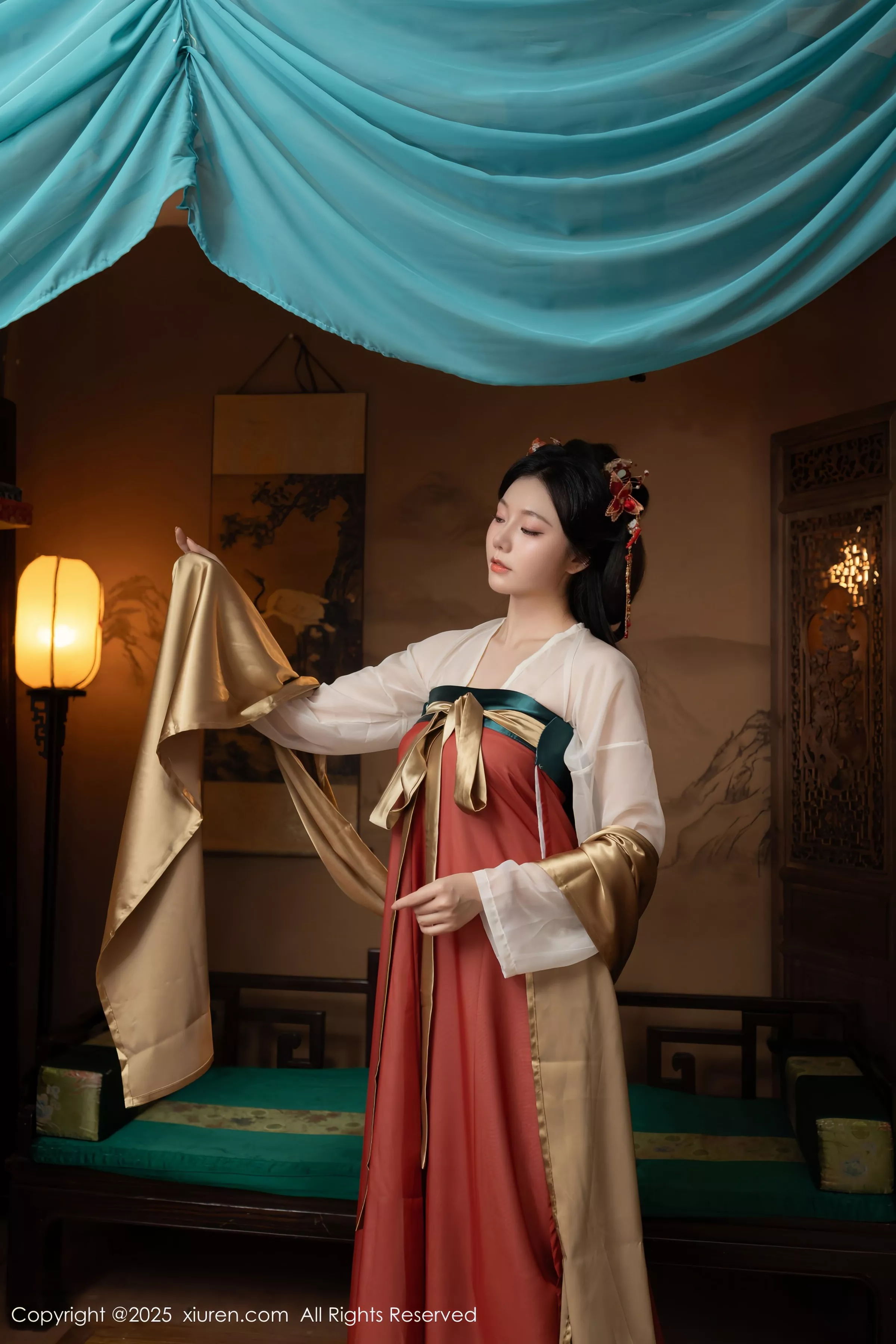 秀人集.com_[XiuRen秀人网]No.10223_模特合集女神陆萱萱＆安然anran激情互动薄纱古装撩人诱惑写真80P