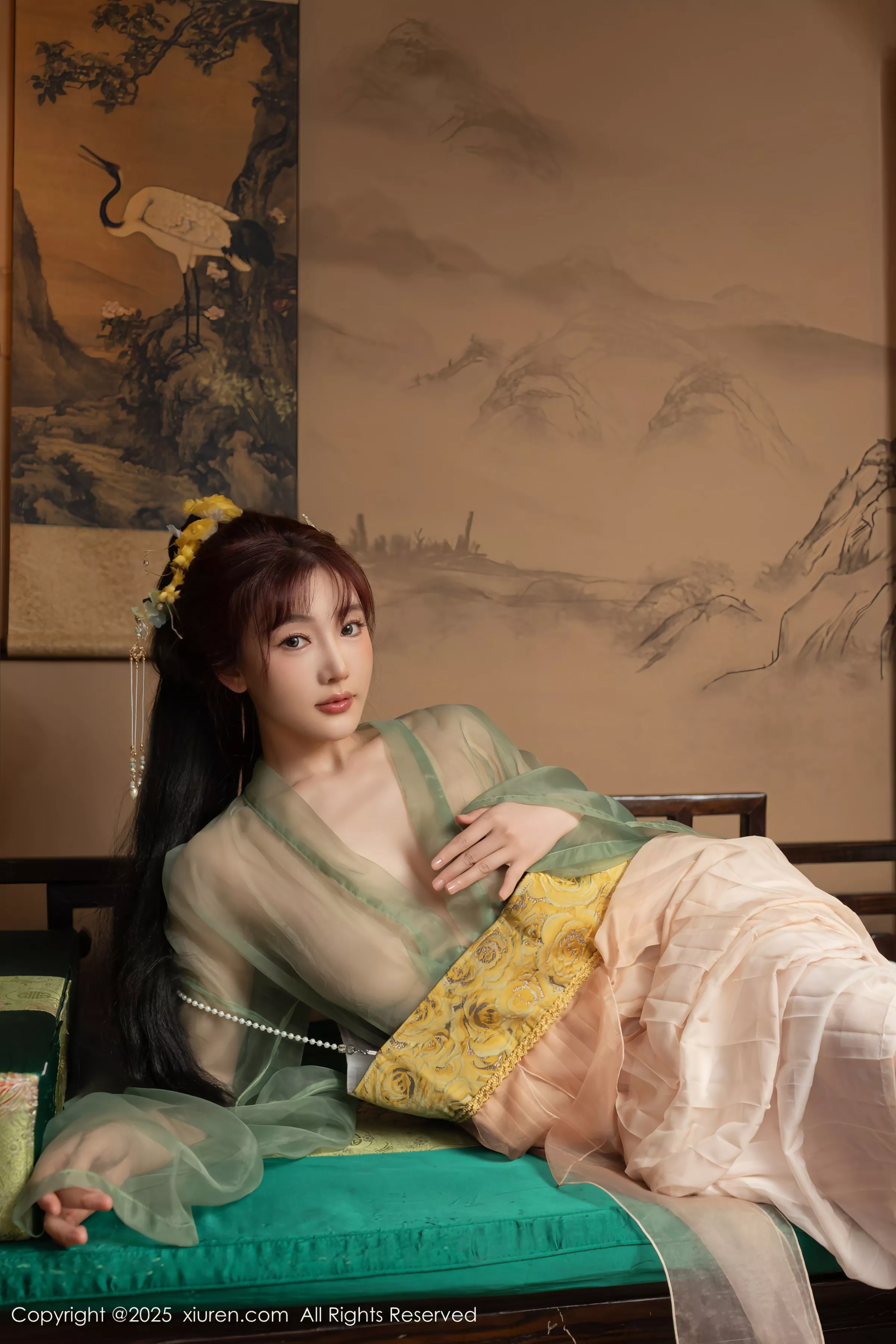 秀人集.com_[XiuRen秀人网]No.10223_模特合集女神陆萱萱＆安然anran激情互动薄纱古装撩人诱惑写真80P