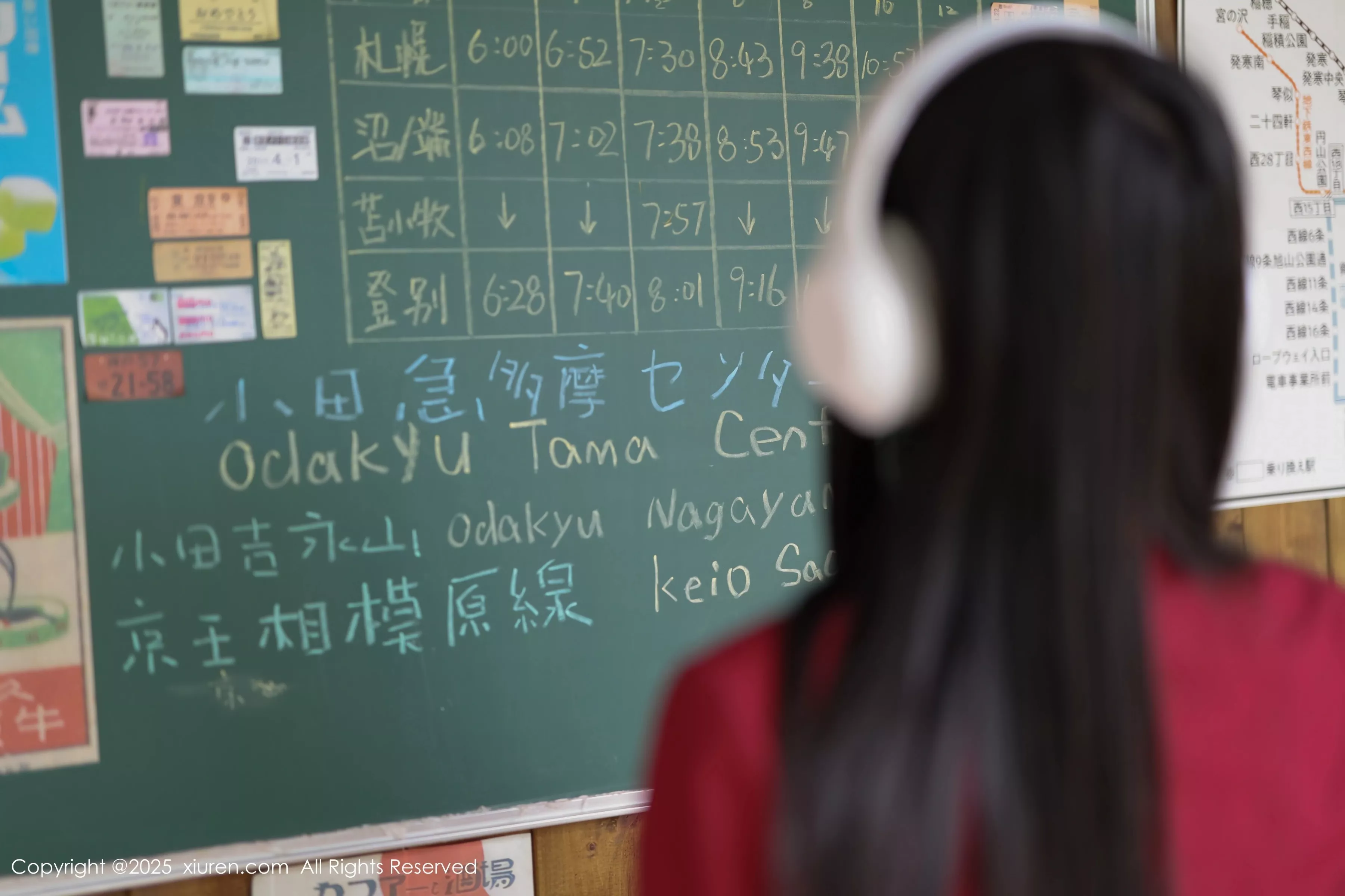 秀人集.com_[XiuRen秀人网]No.10215_新人模特茂木希子性感红色裙子配肉色丝袜秀完美曲线诱惑写真82P