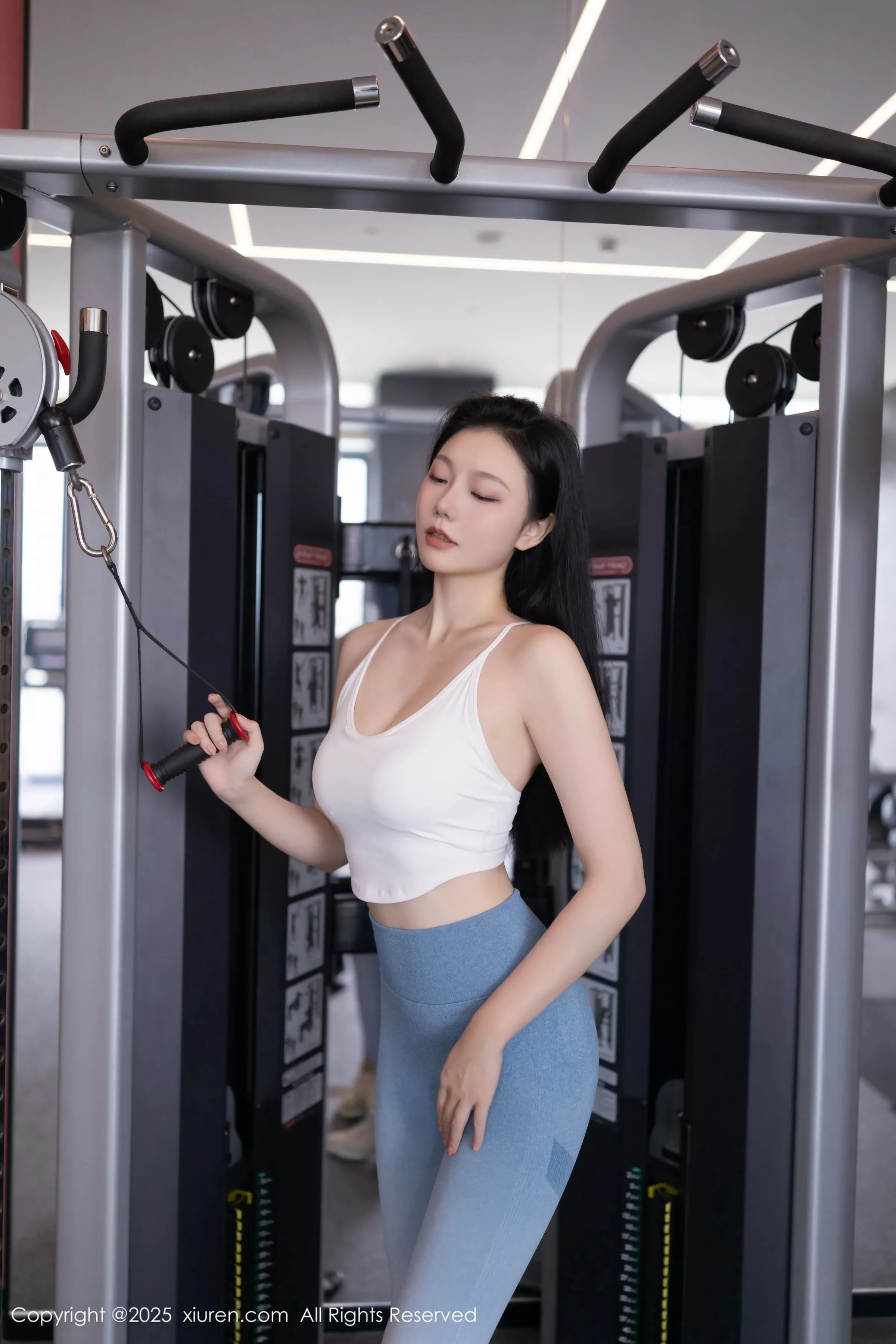 秀人集.com_[XiuRen秀人网]No.10272_模特安然anran健身房性感蓝白色运动服秀曼妙身姿完美诱惑写真80P