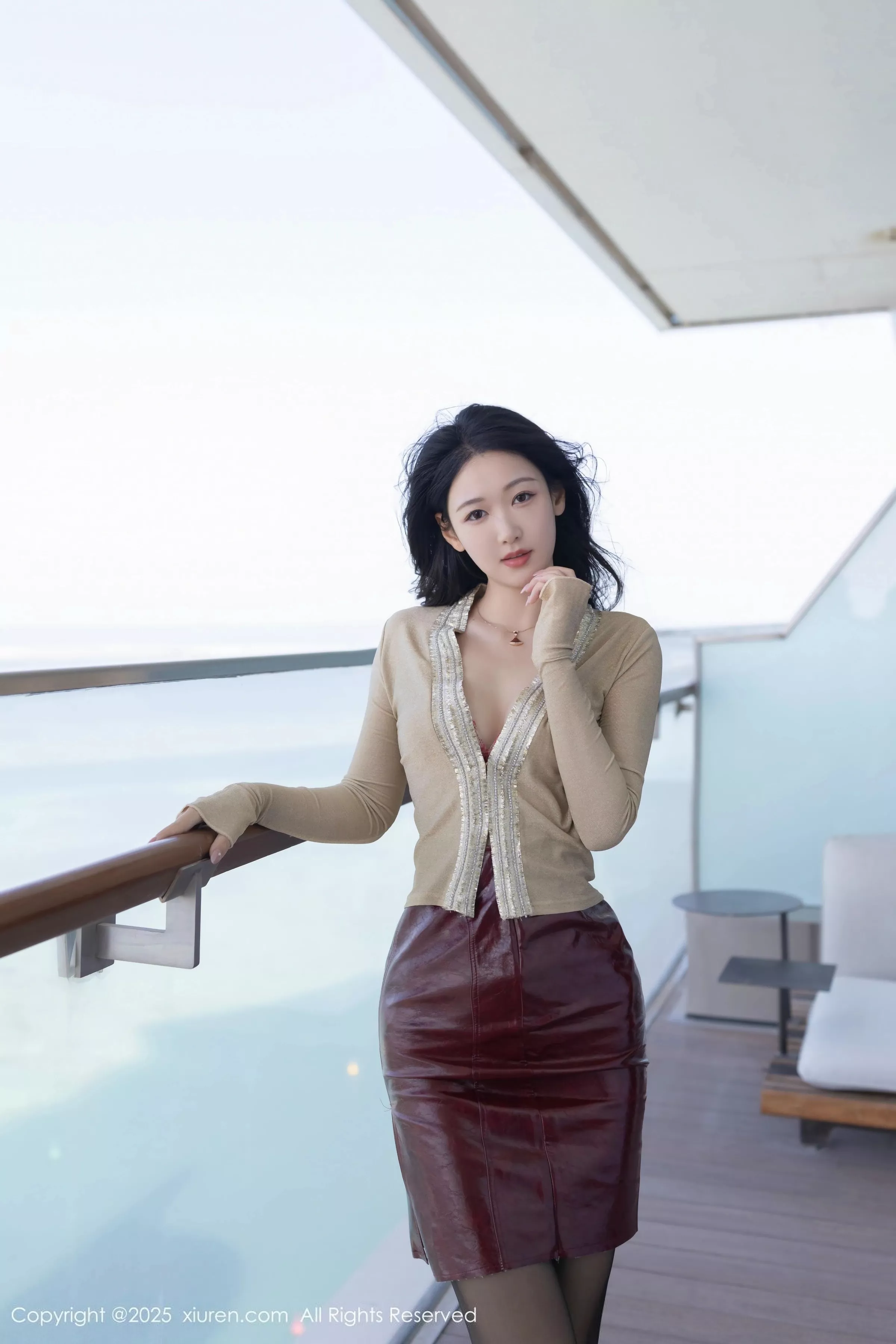 秀人集.com_[XiuRen秀人网]No.10296_模特唐安琪性感红色内衣配红皮裙露超薄黑丝秀曼妙身姿诱惑写真82P