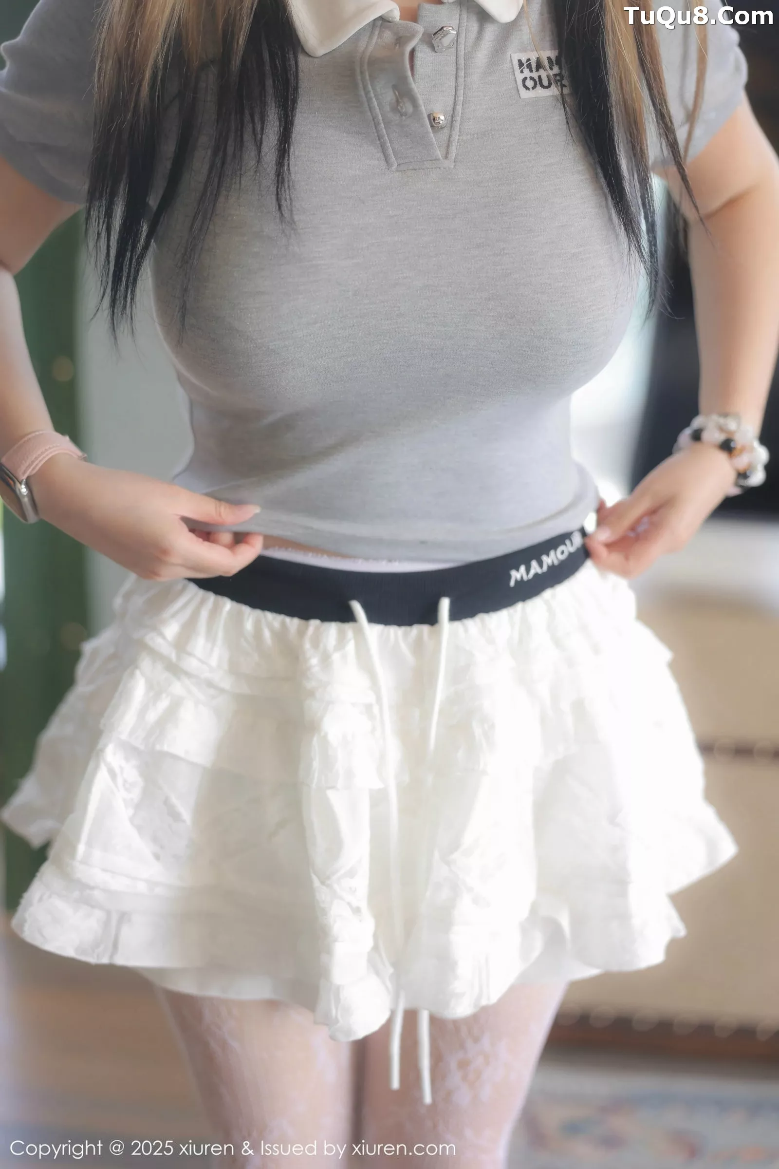 秀人集.com_[XiuRen秀人网]No.10330_模特诺诺Hsu性感灰色服饰配白色蕾丝袜秀丰腴身材撩人诱惑写真60P