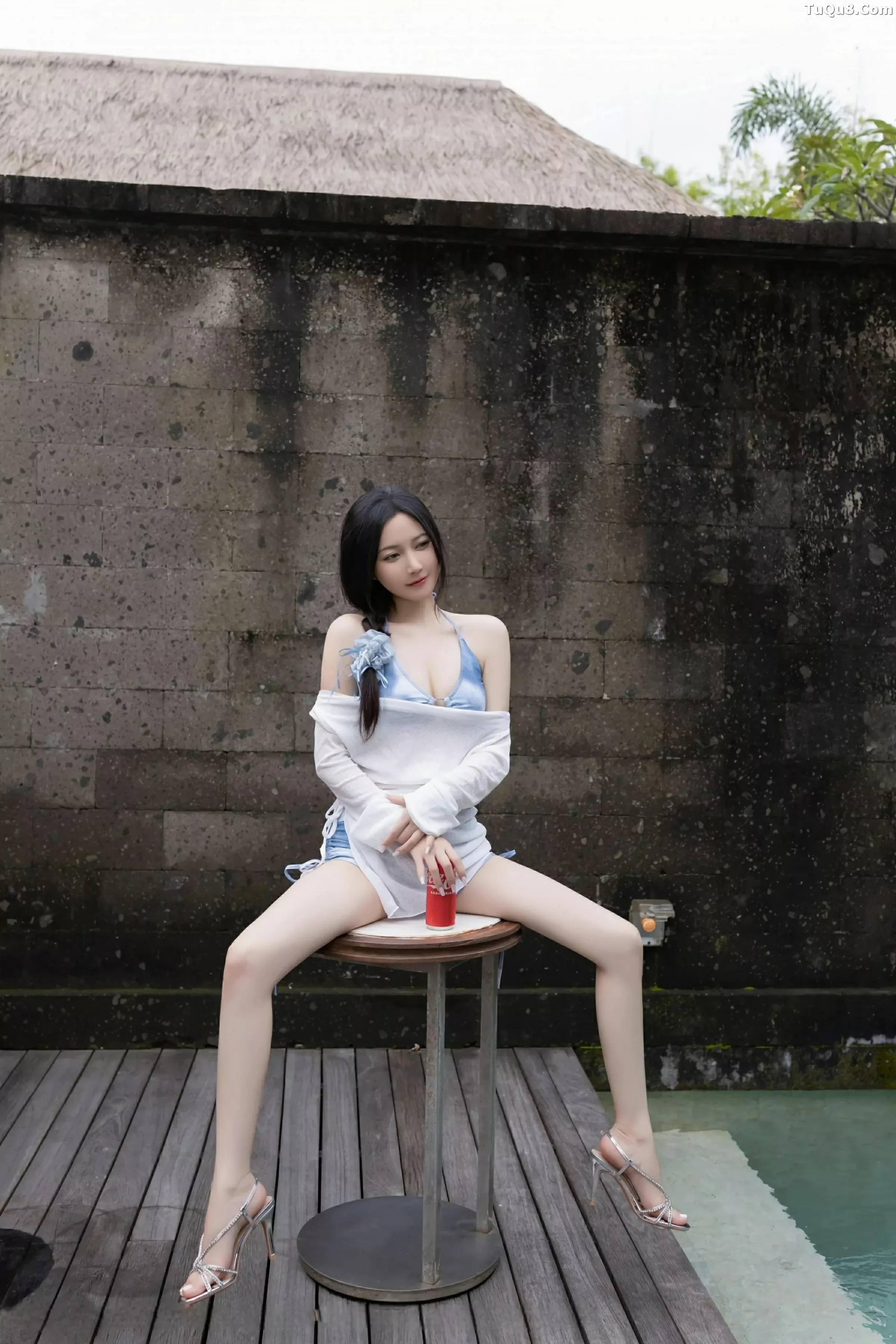 秀人集.com_[XiuRen秀人网]No.10377_模特鱼子酱Fish白色轻透服饰露蓝色比基尼秀曼妙身姿诱惑写真80P