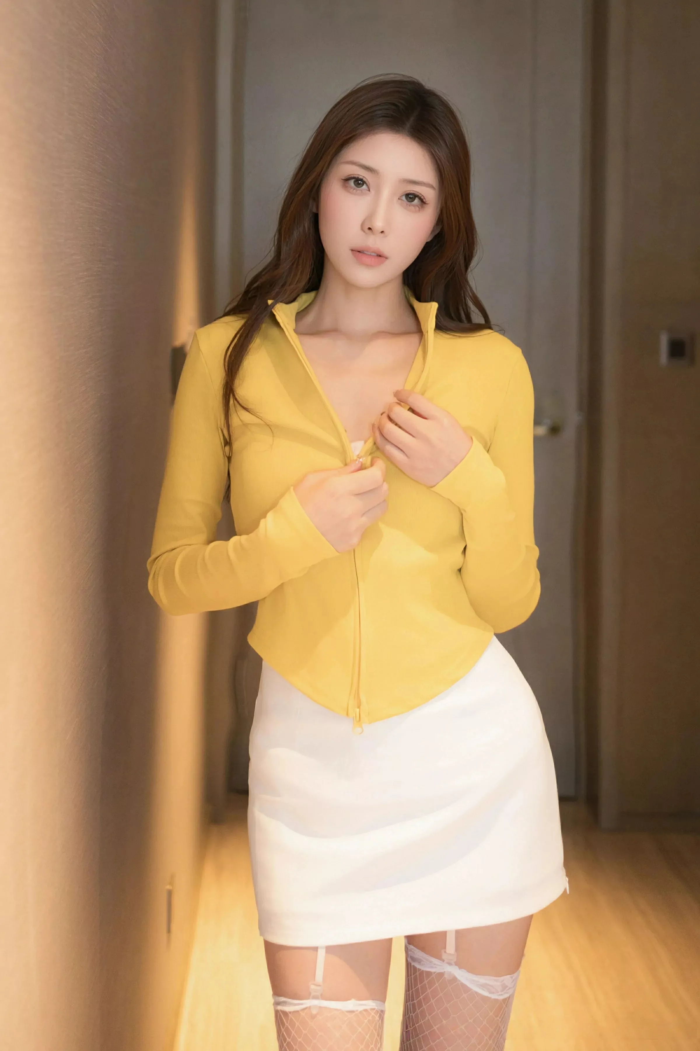 秀人集.com_[XiuRen秀人网]No.10385_新人模特悦兮性感连衣短裙配白丝吊袜秀修长美腿迷人诱惑写真71P