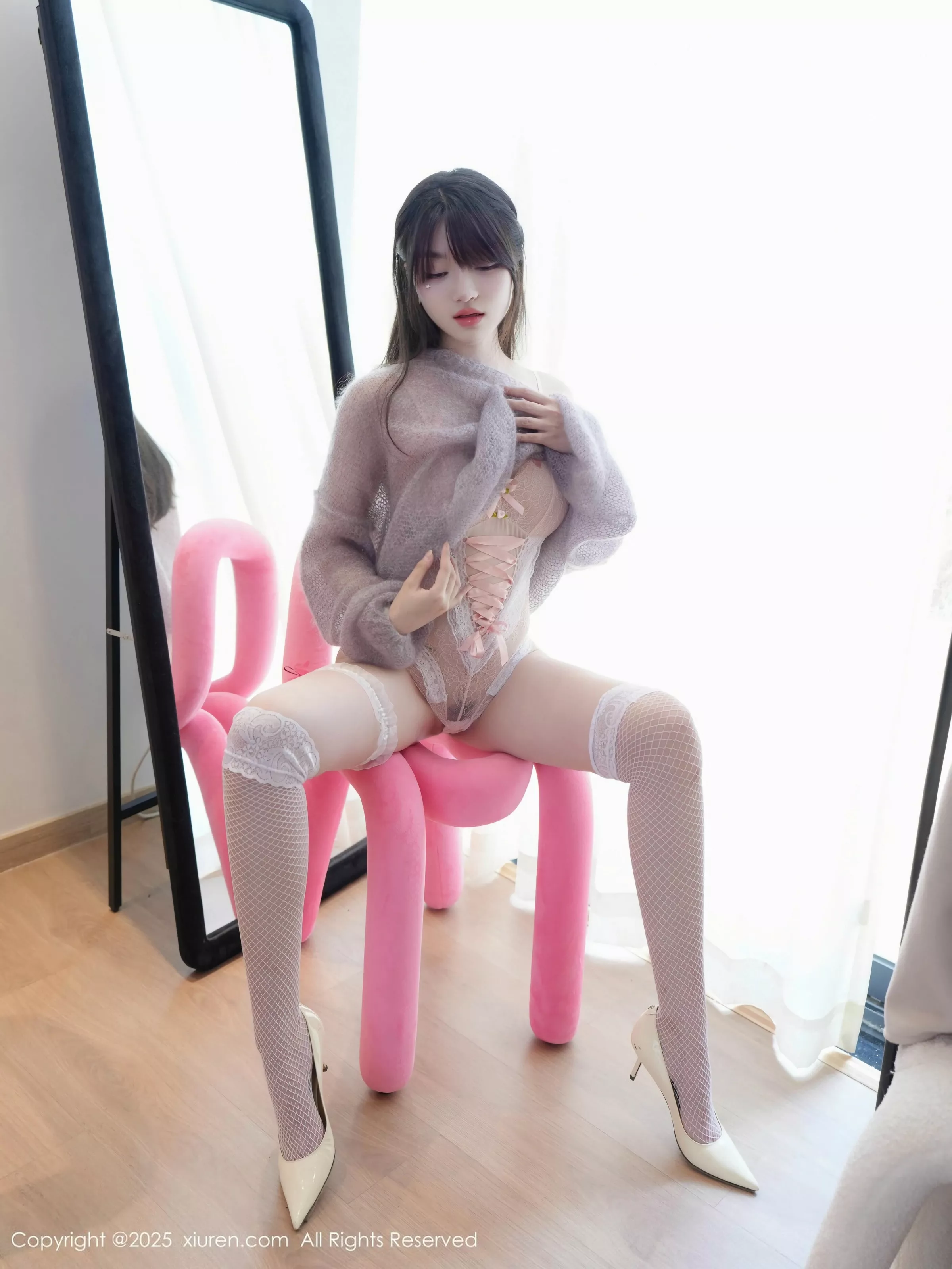 秀人集.com_[XiuRen秀人网]No.10416_模特白露lulu性感粉色情趣内衣配白色丝袜秀曼妙身材诱惑写真85P