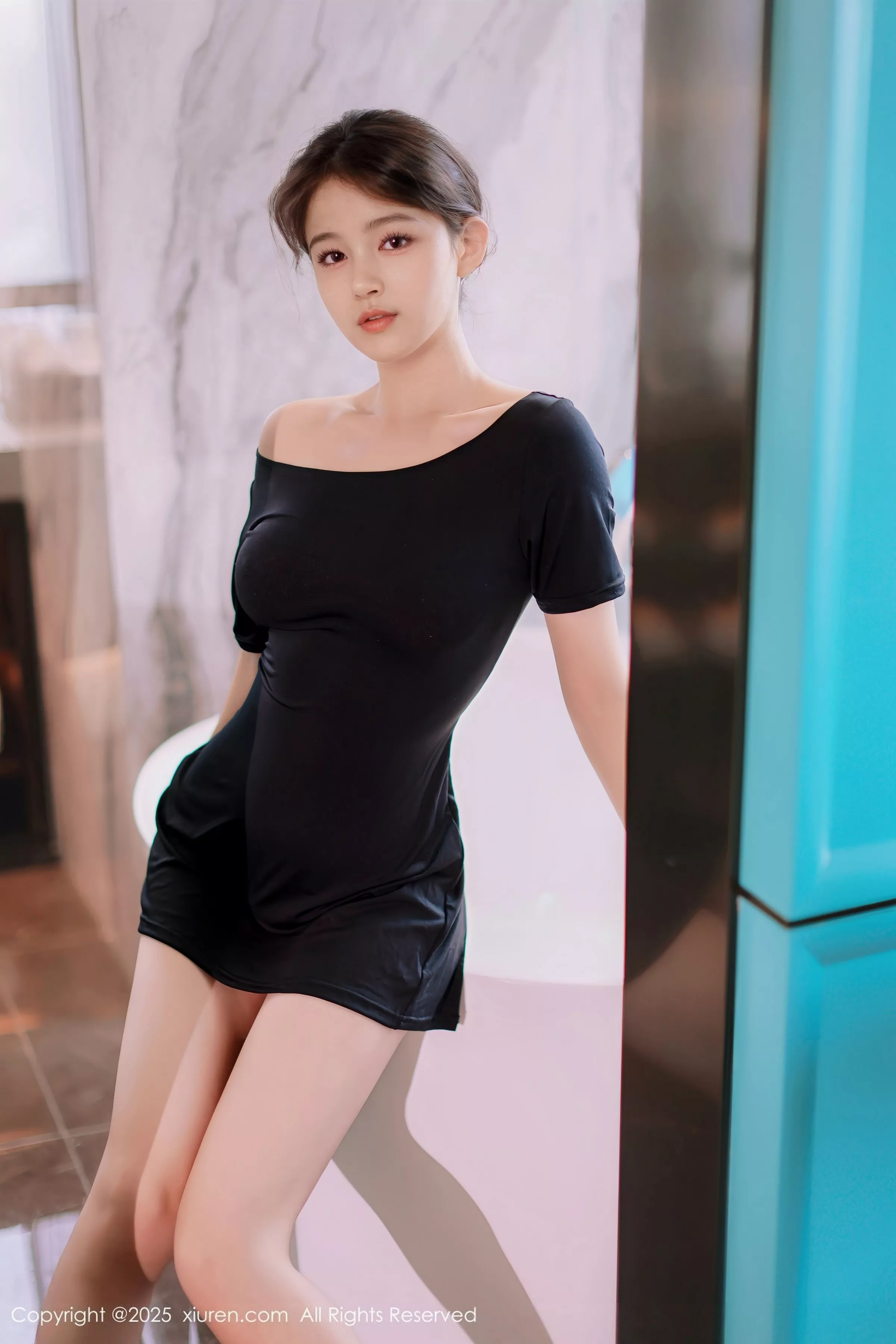 秀人集.com_[XiuRen秀人网]No.10426_模特小橘子orange性感黑色连衣短裙露丁字裤秀曼妙身姿诱惑写真86P