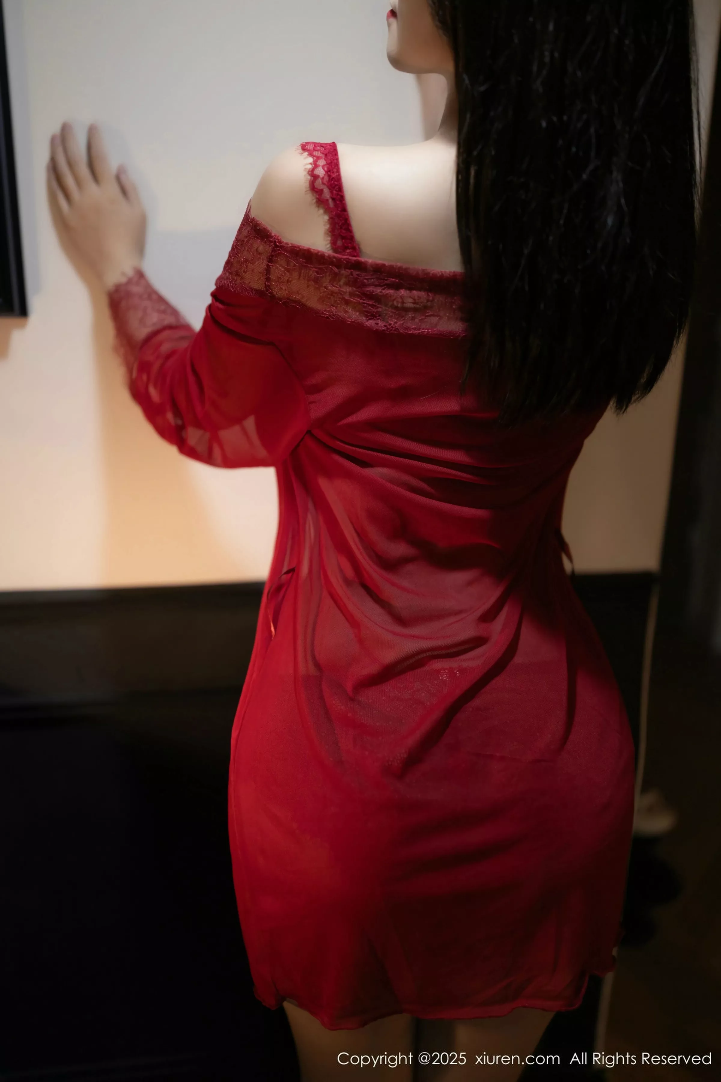 秀人集.com_[XiuRen秀人网]No.10463_模特杏子Yada性感红色情趣内衣配开档肉丝秀曼妙身姿诱惑写真83P