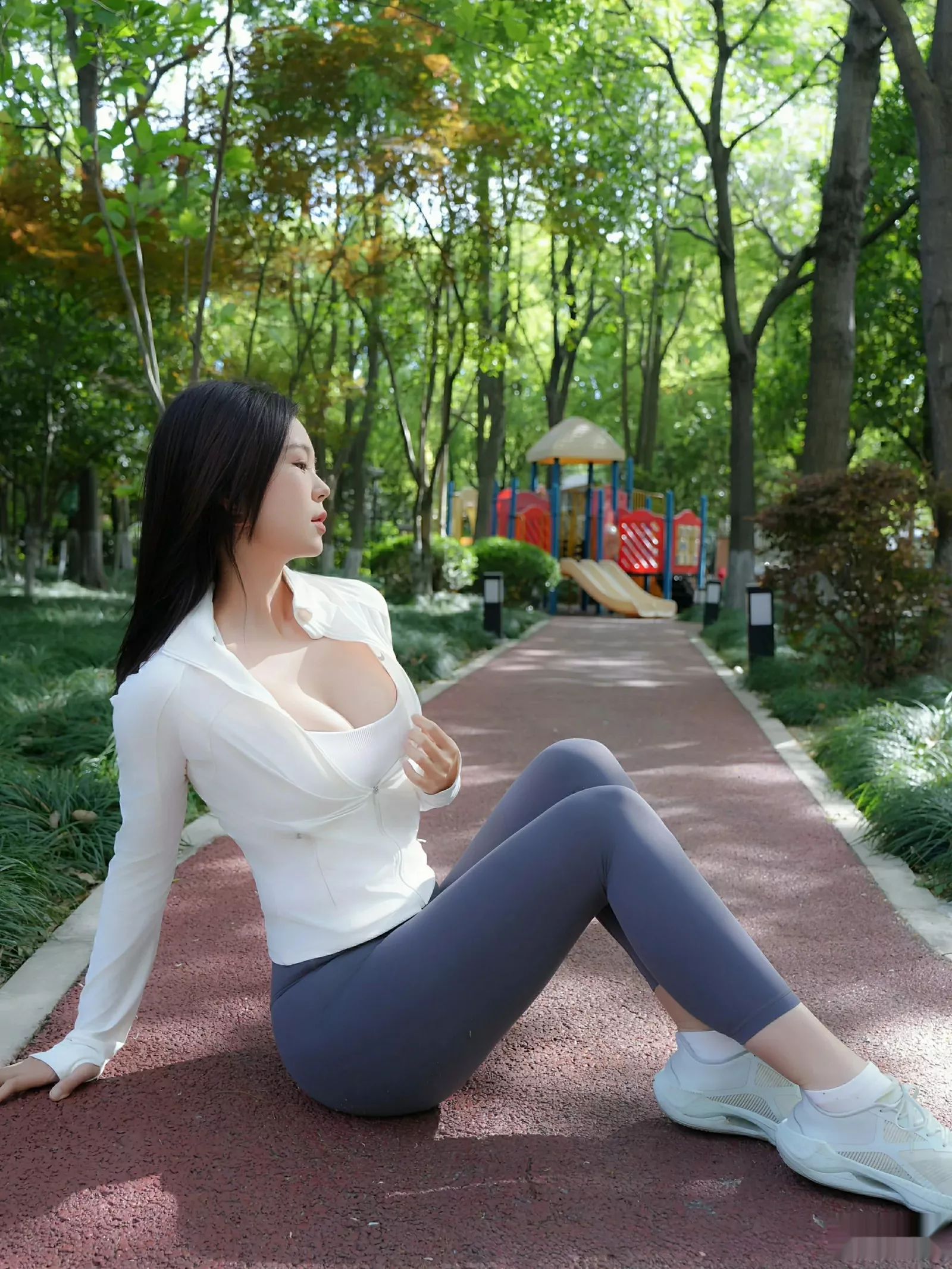 秀人集.com_[XiuRen秀人网]No.10595_模特玫瑰我爱你性感白蓝瑜伽运动服紧身秀凹凸身材惹火诱惑写真81P