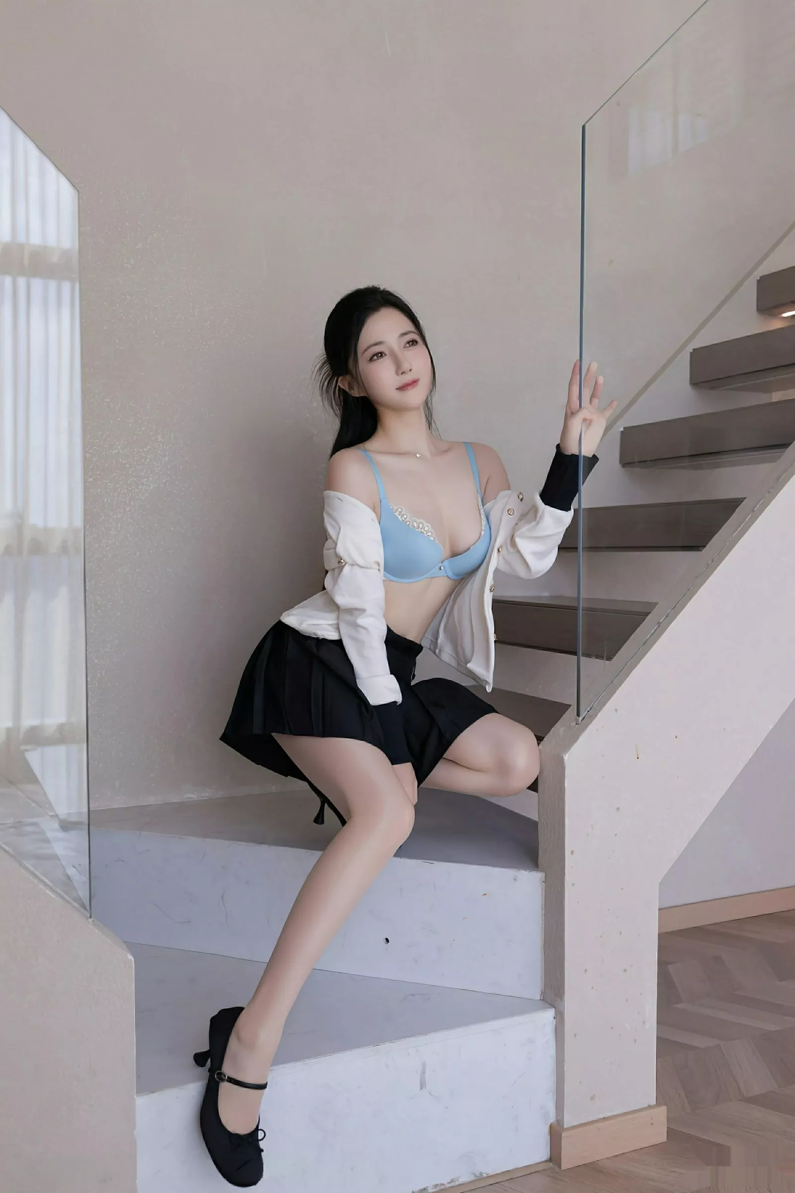 秀人集.com_[XiuRen秀人网]No.10615_模特鱼子酱Fish性感白上衣配黑短裙露超薄肉丝秀曼妙身材诱惑写真74P