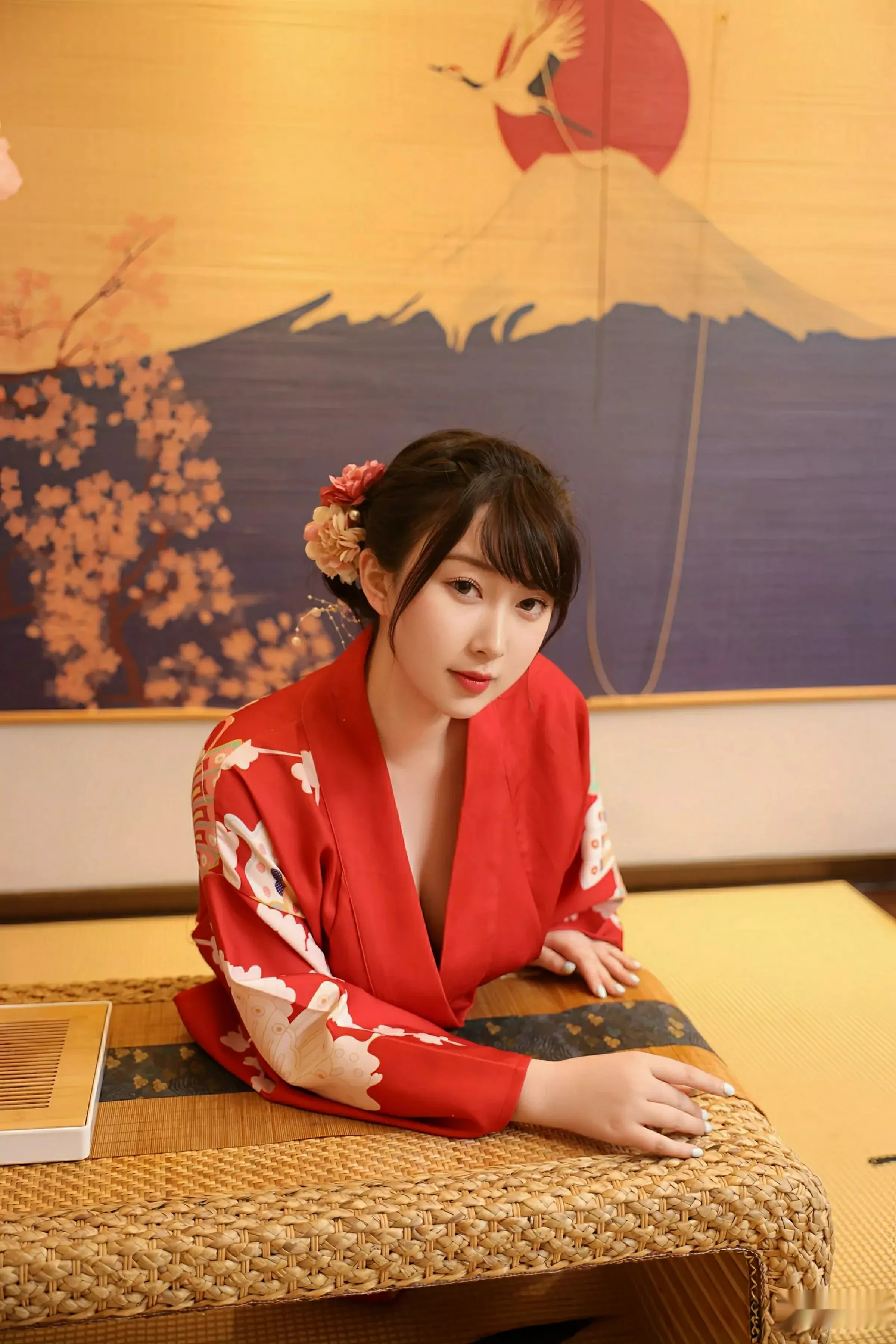 秀人集.com_[XiuRen秀人网]No.10624_模特李沁恩lrene性感日系风红色服饰半脱秀丰腴身材惹火诱惑写真69P