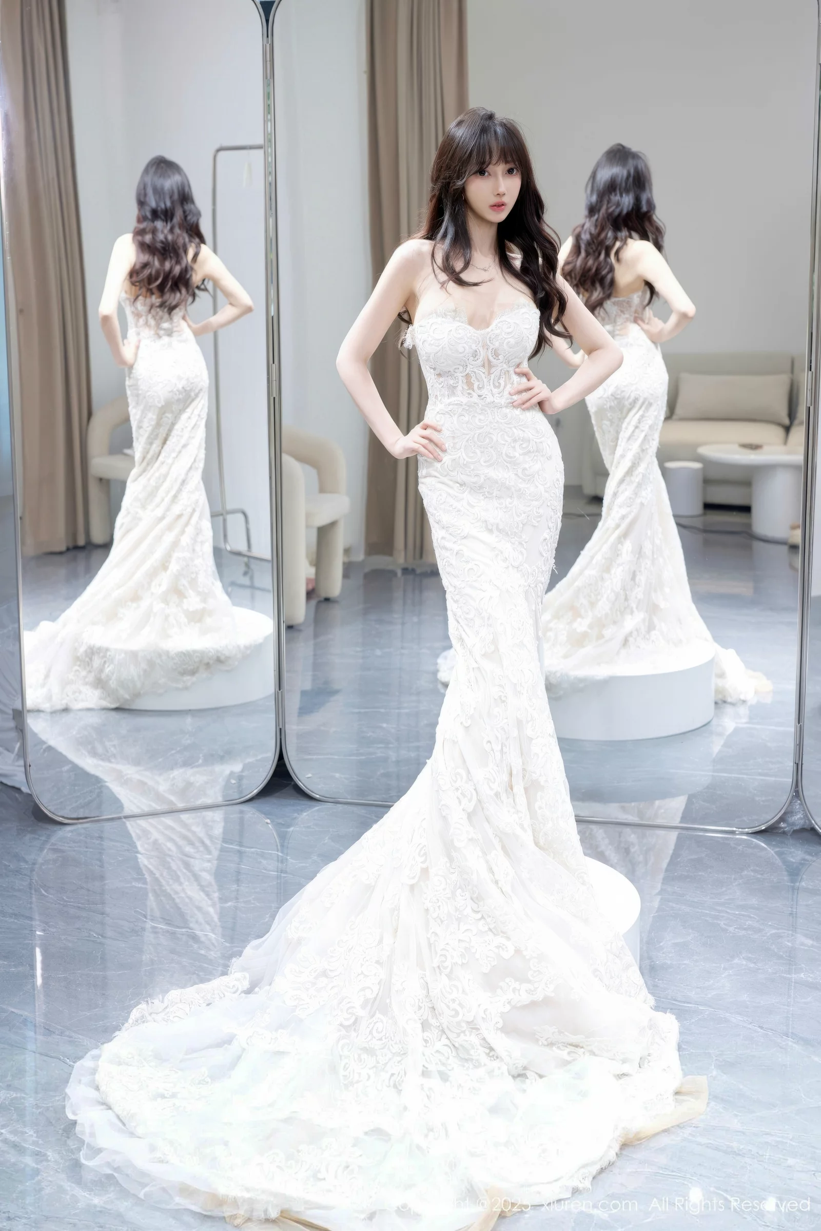 秀人集.com_[XiuRen秀人网]No.10663_模特玥儿玥er私房性感白色婚纱礼裙秀完美身材迷人诱惑写真58P