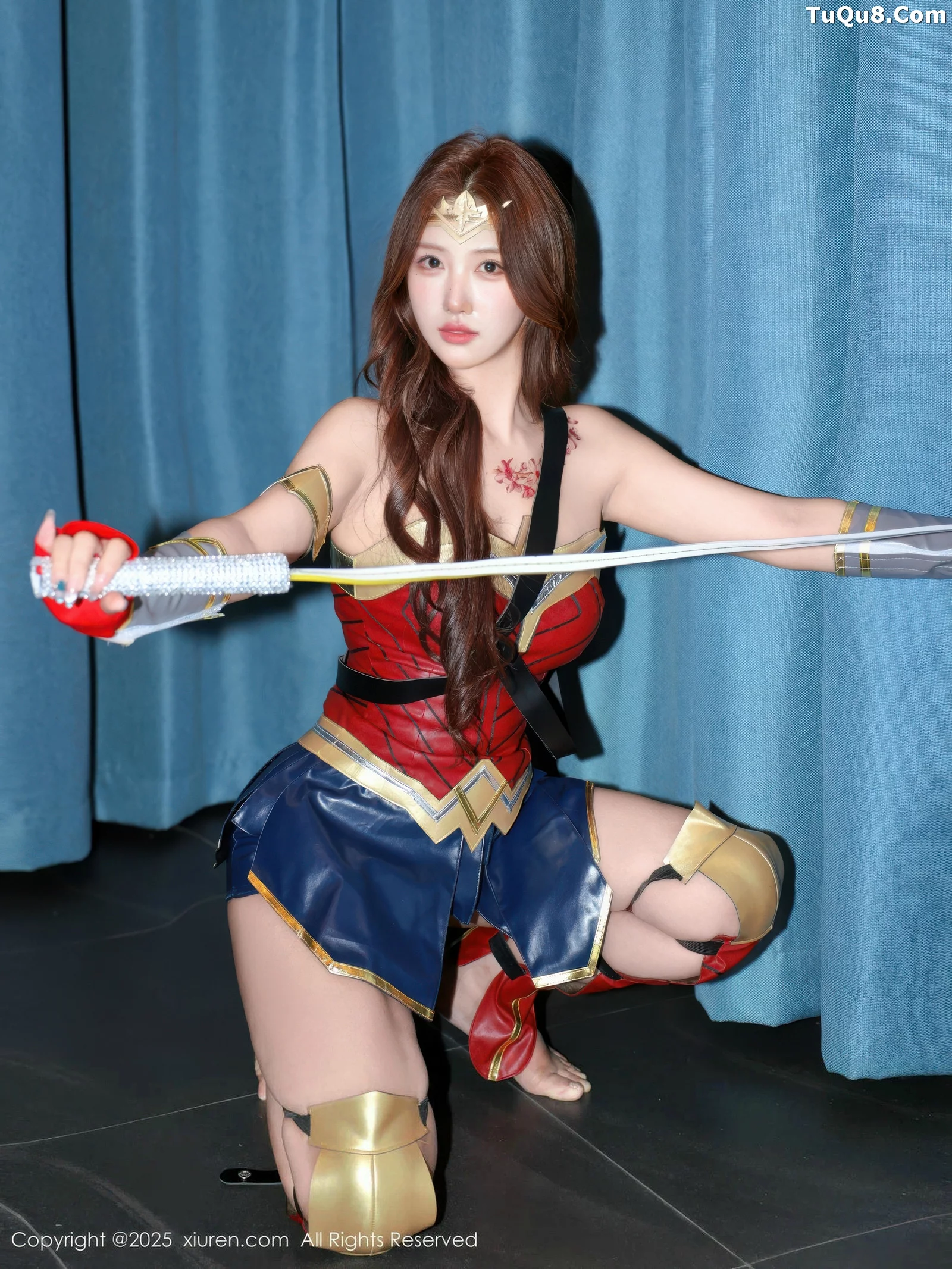 秀人集.com_[XiuRen秀人网]No.10710_模特金允希Yuki性感Cos神奇女侠服饰秀完美身材迷人诱惑写真80P