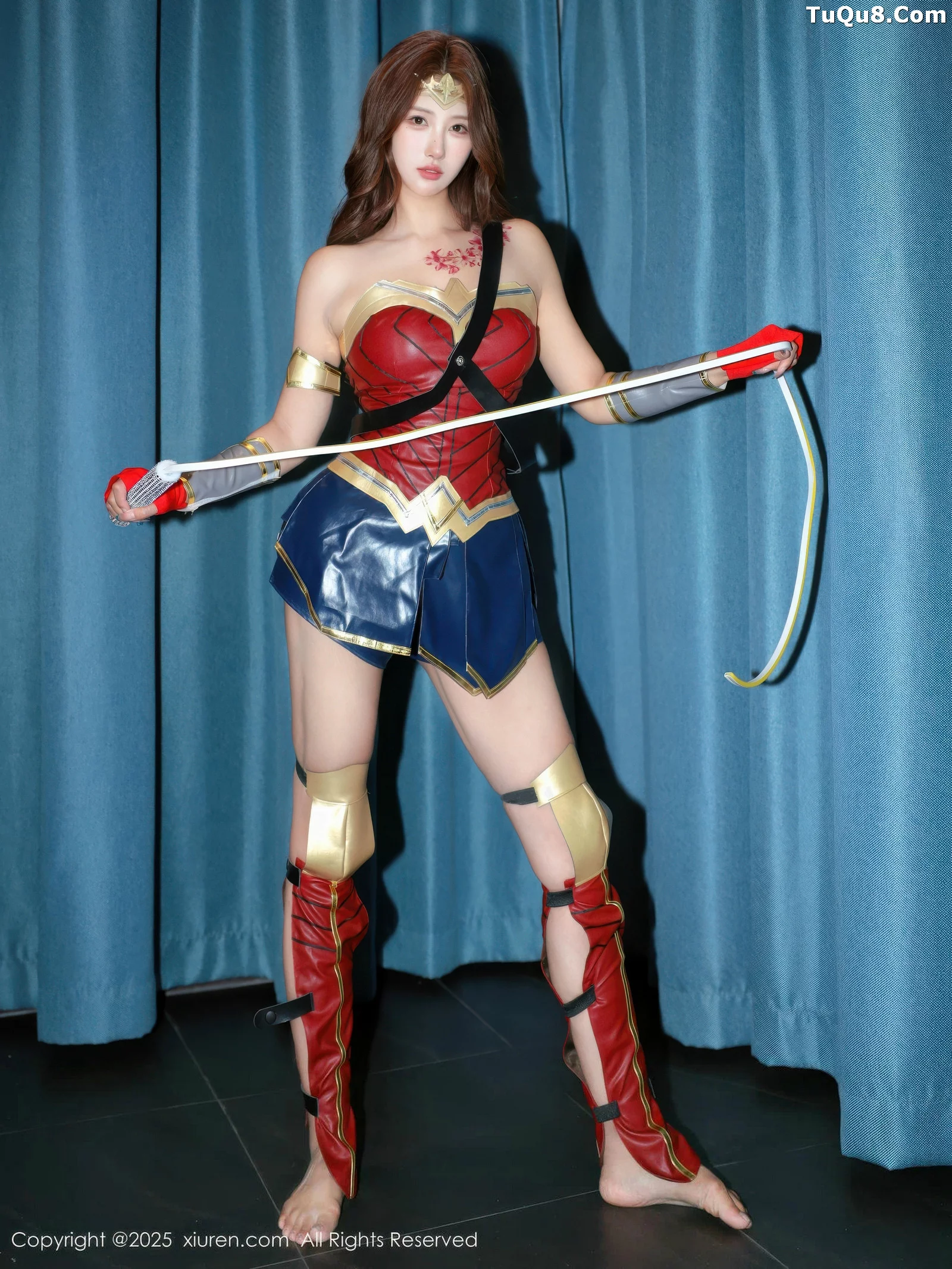 秀人集.com_[XiuRen秀人网]No.10710_模特金允希Yuki性感Cos神奇女侠服饰秀完美身材迷人诱惑写真80P