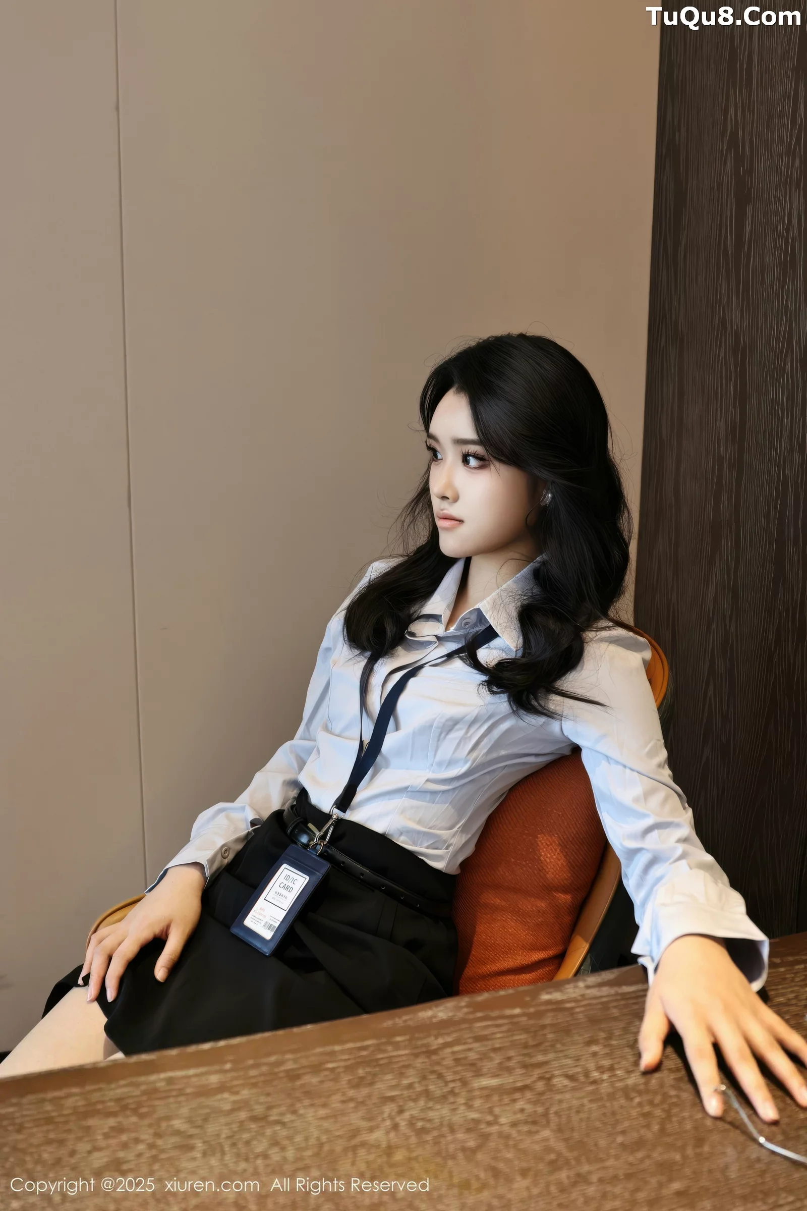 秀人集.com_[XiuRen秀人网]No.10674_模特糯梨子性感蓝色衬衫配黑短裙露超薄肉丝秀曼妙身姿诱惑写真60P