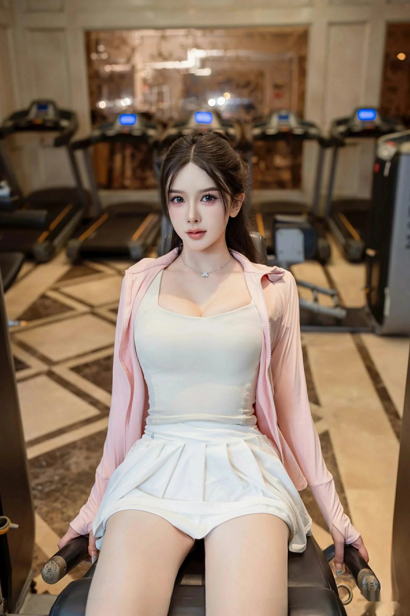 秀人集.com_[XINGYAN星颜社]VOL.408_模特合集女神李丽莎健身房性感服饰秀丰满身材惹火诱惑写真65P