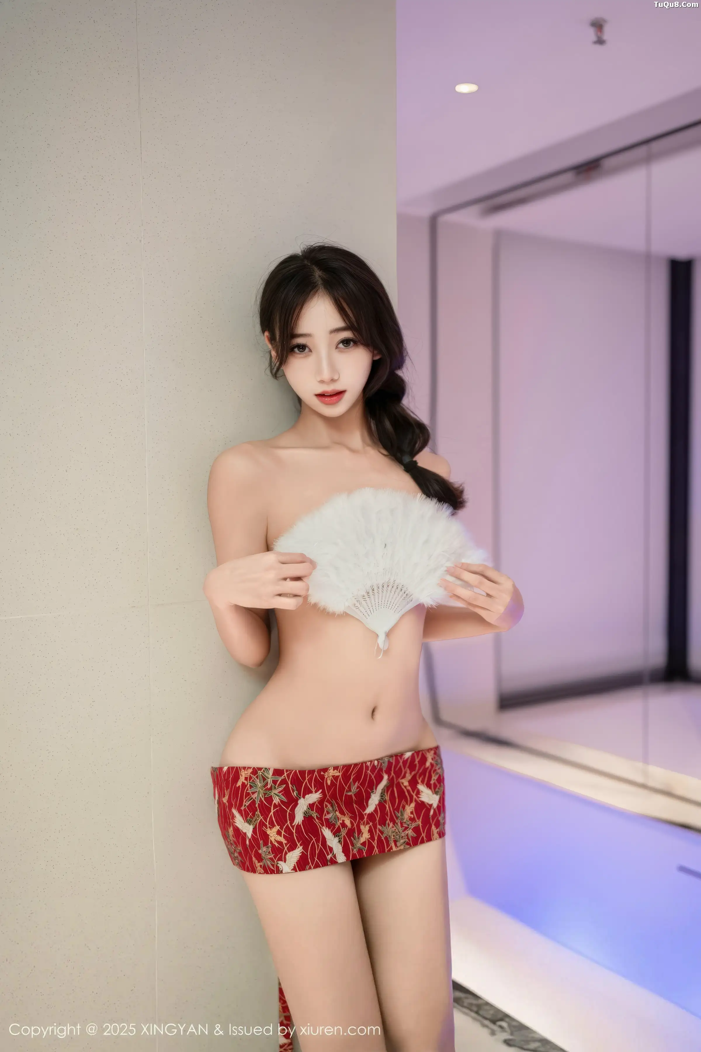 秀人集.com_[XINGYAN星颜社]VOL.442_模特时安安私房性感白色薄透连衣裙秀柔美身姿迷人诱惑写真75P