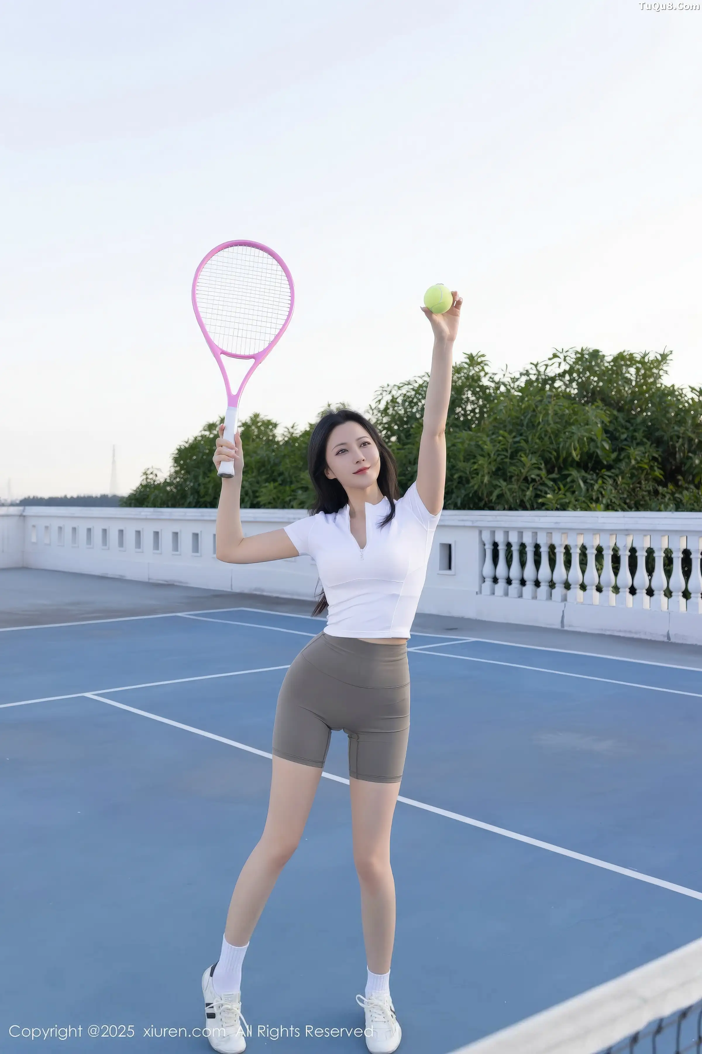 秀人集.com_[XiuRen秀人网]No.11106_模特鱼子酱Fish网球场景性感紧身运动服饰秀完美身材诱惑写真78P