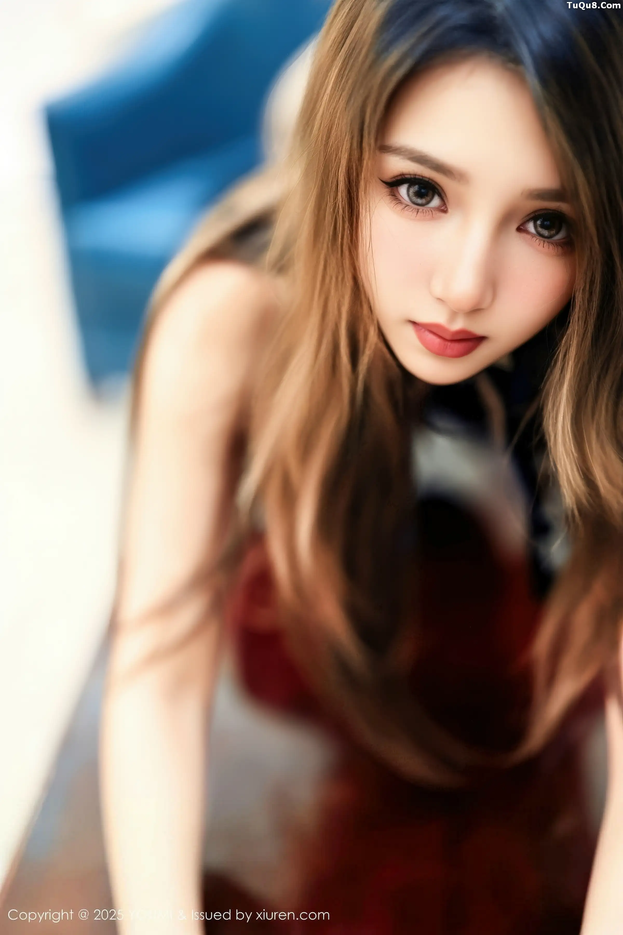 秀人集.com_[YouMi尤蜜荟]Vol.1188_模特Twins-夭夭性感黑色情趣服饰配开档黑丝秀完美身材诱惑写真60P