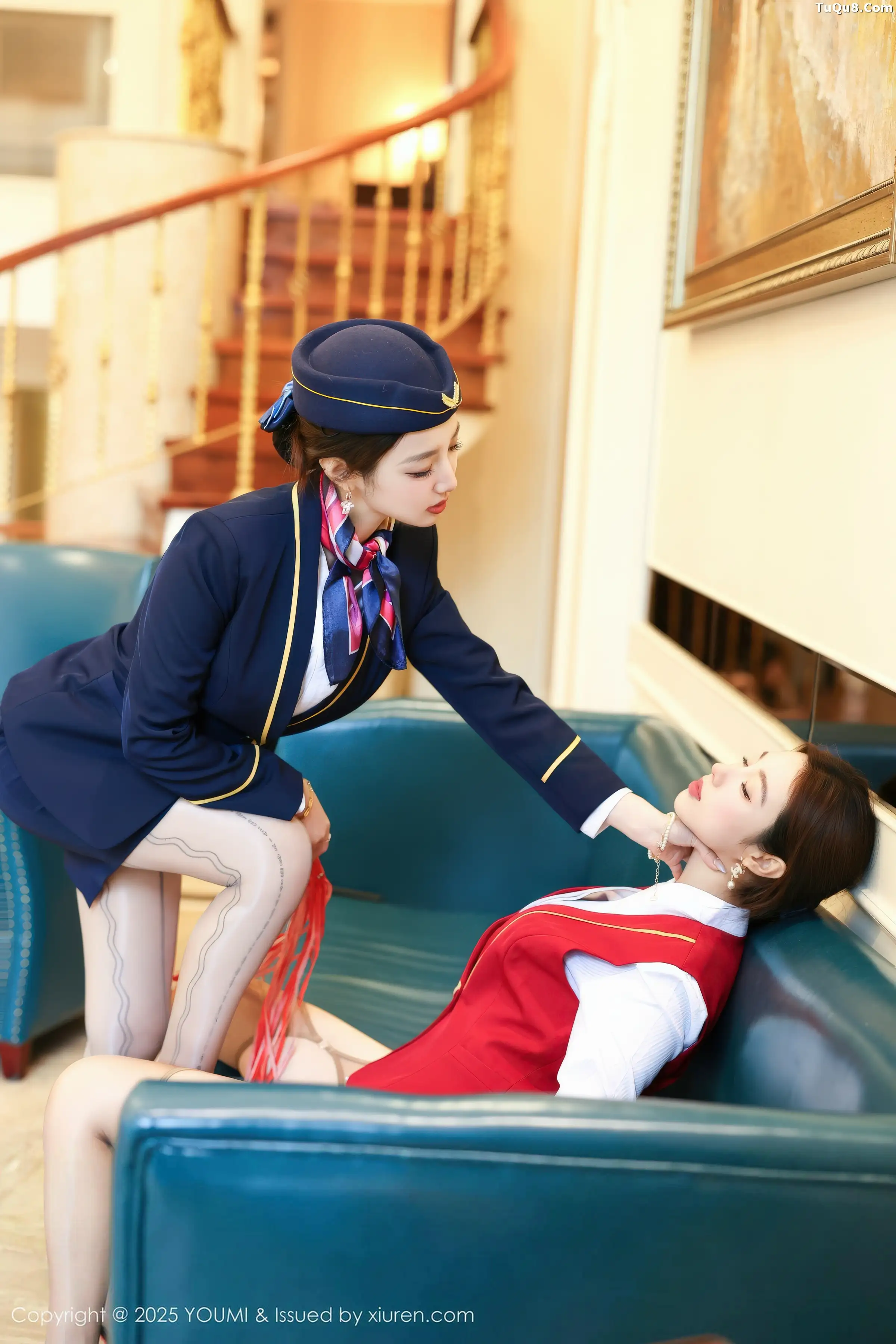 秀人集.com_[YouMi尤蜜荟]Vol.1189_模特合集Twins-桃桃＆Twins-夭夭私房性感内衣秀完美身材诱惑写真92P